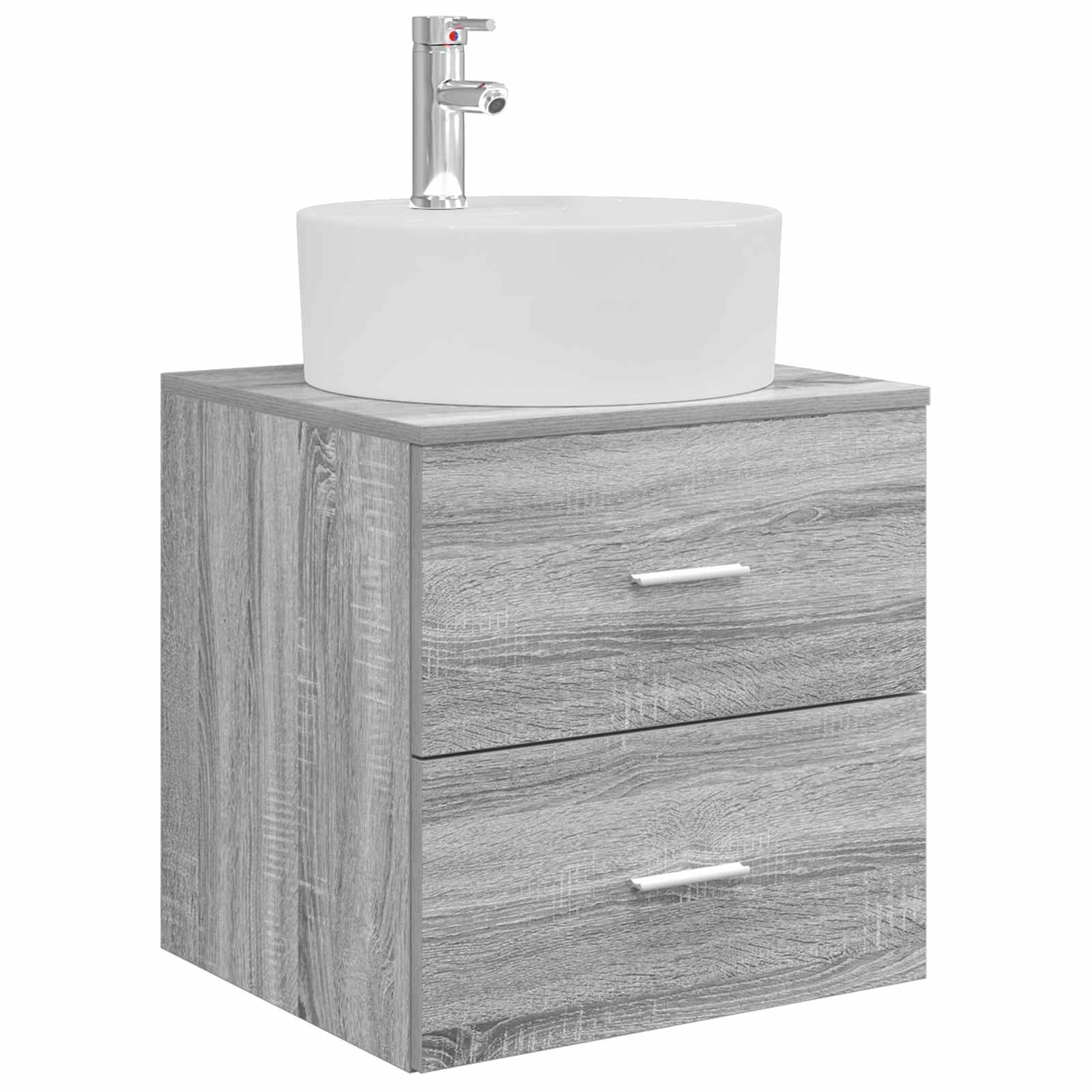 Umivaonik s policom Siva Sonoma 49,5 x 44,5 x 65 cm