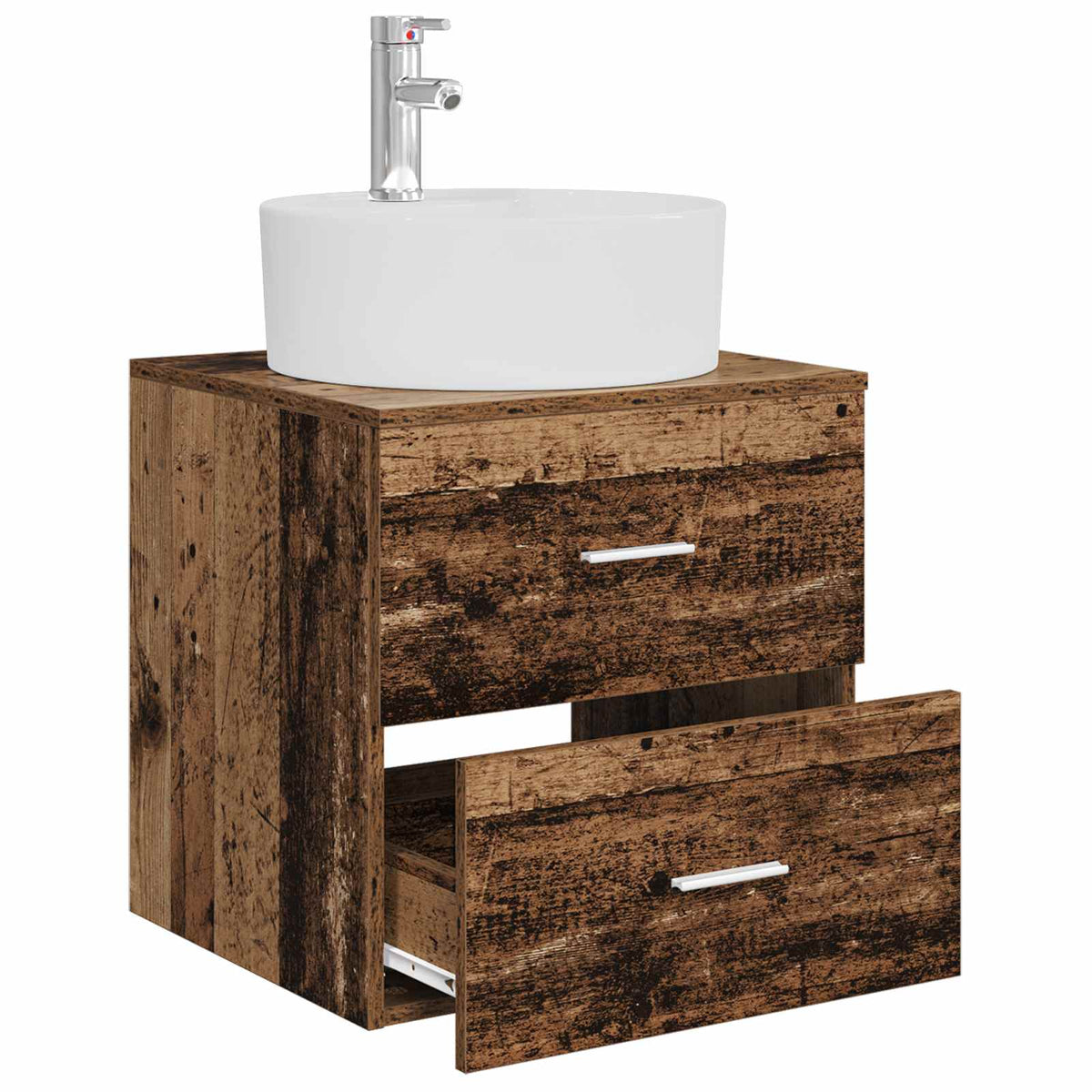 Umivaonik s policom Staro drvo 49,5 x 44,5 x 65 cm