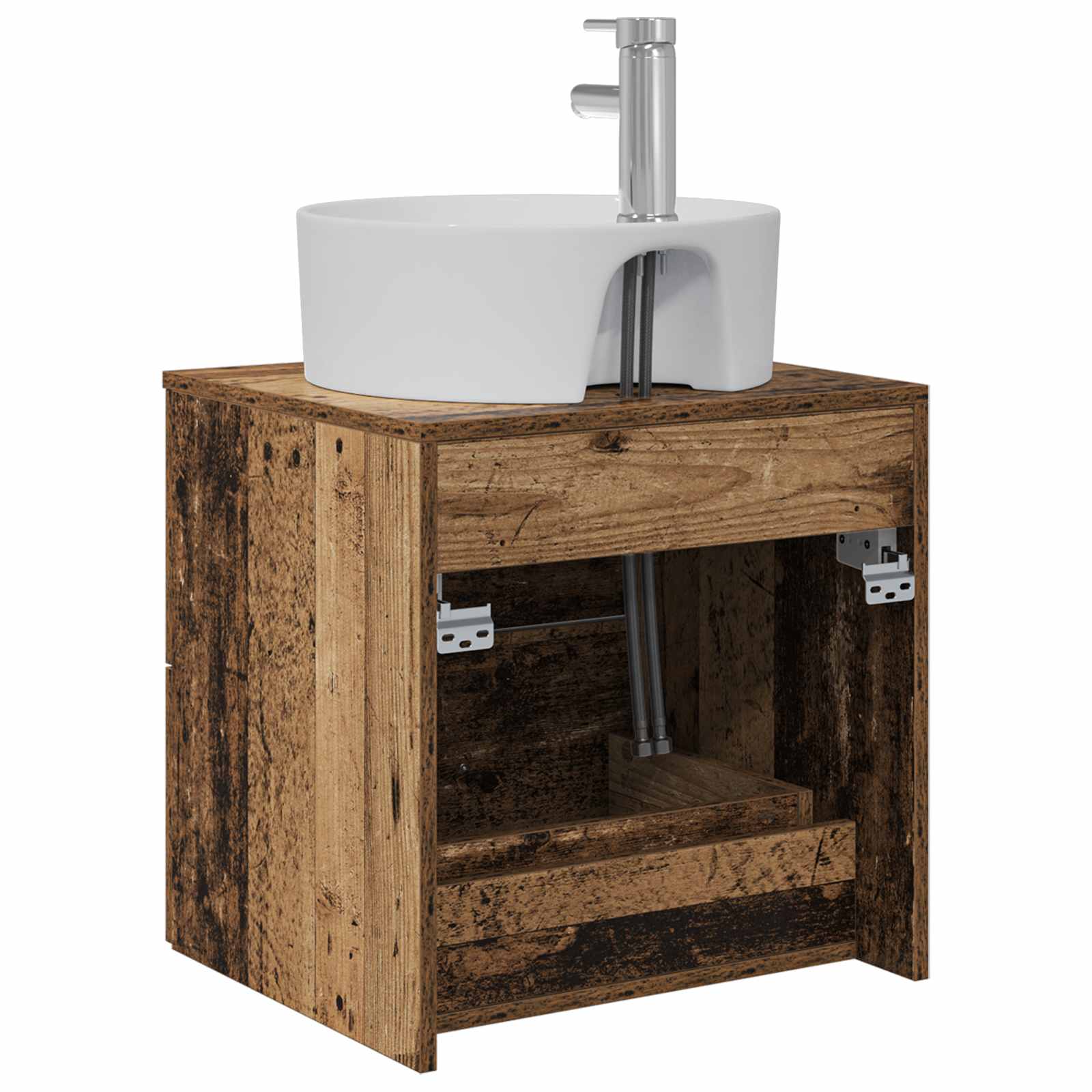 Umivaonik s policom Staro drvo 49,5 x 44,5 x 65 cm
