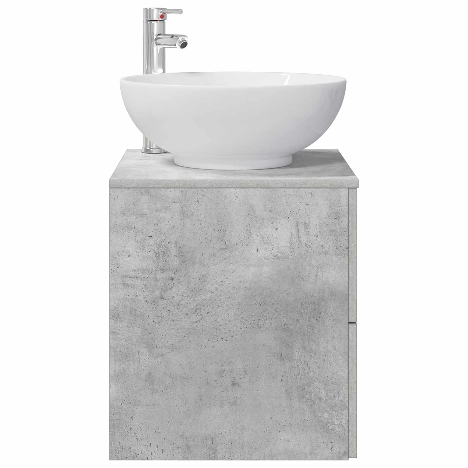Umivaonik s policom Betonska siva 49,5 x 44,5 x 66,5 cm