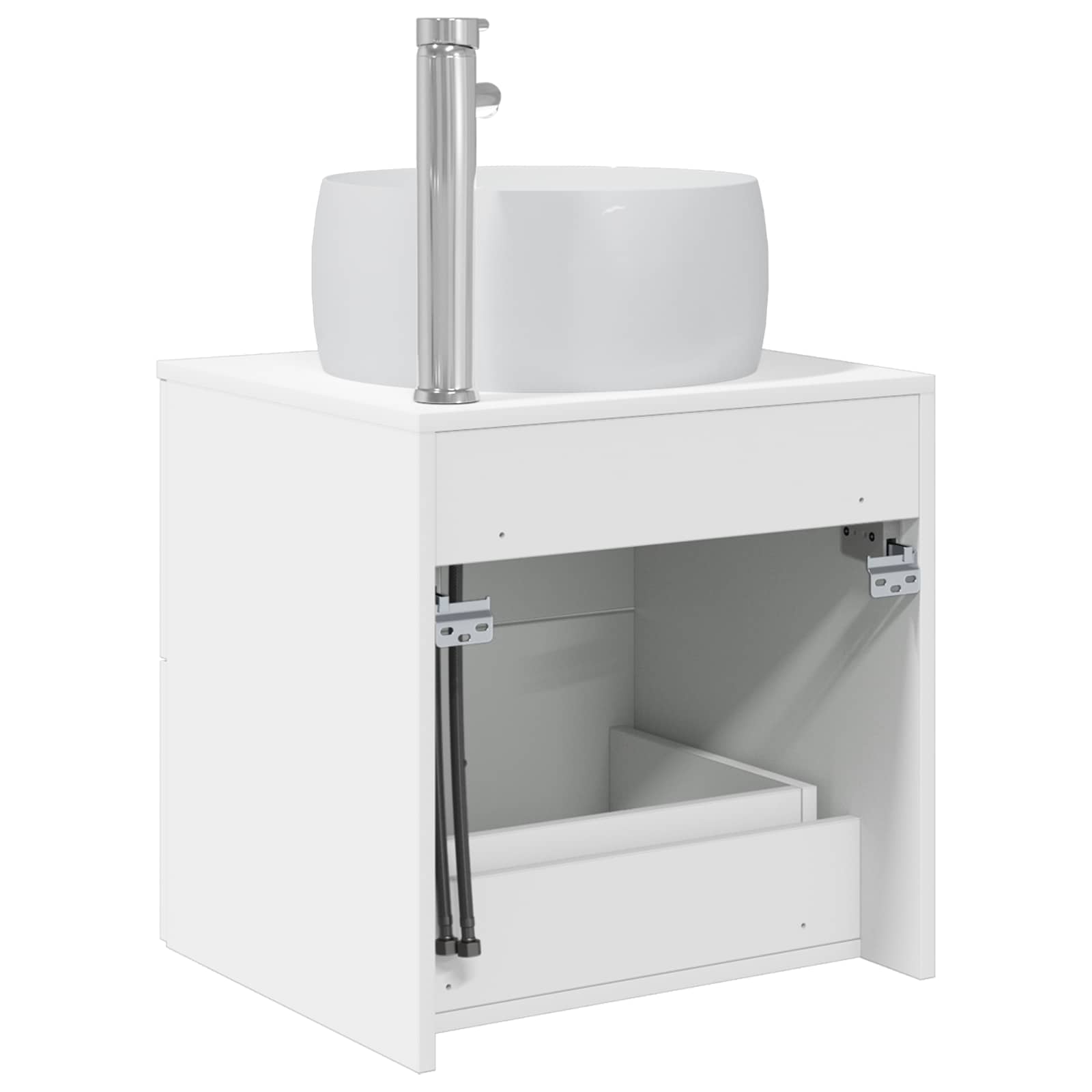 Umivaonik s policom Bijela 49,5 x 44,5 x 66 cm