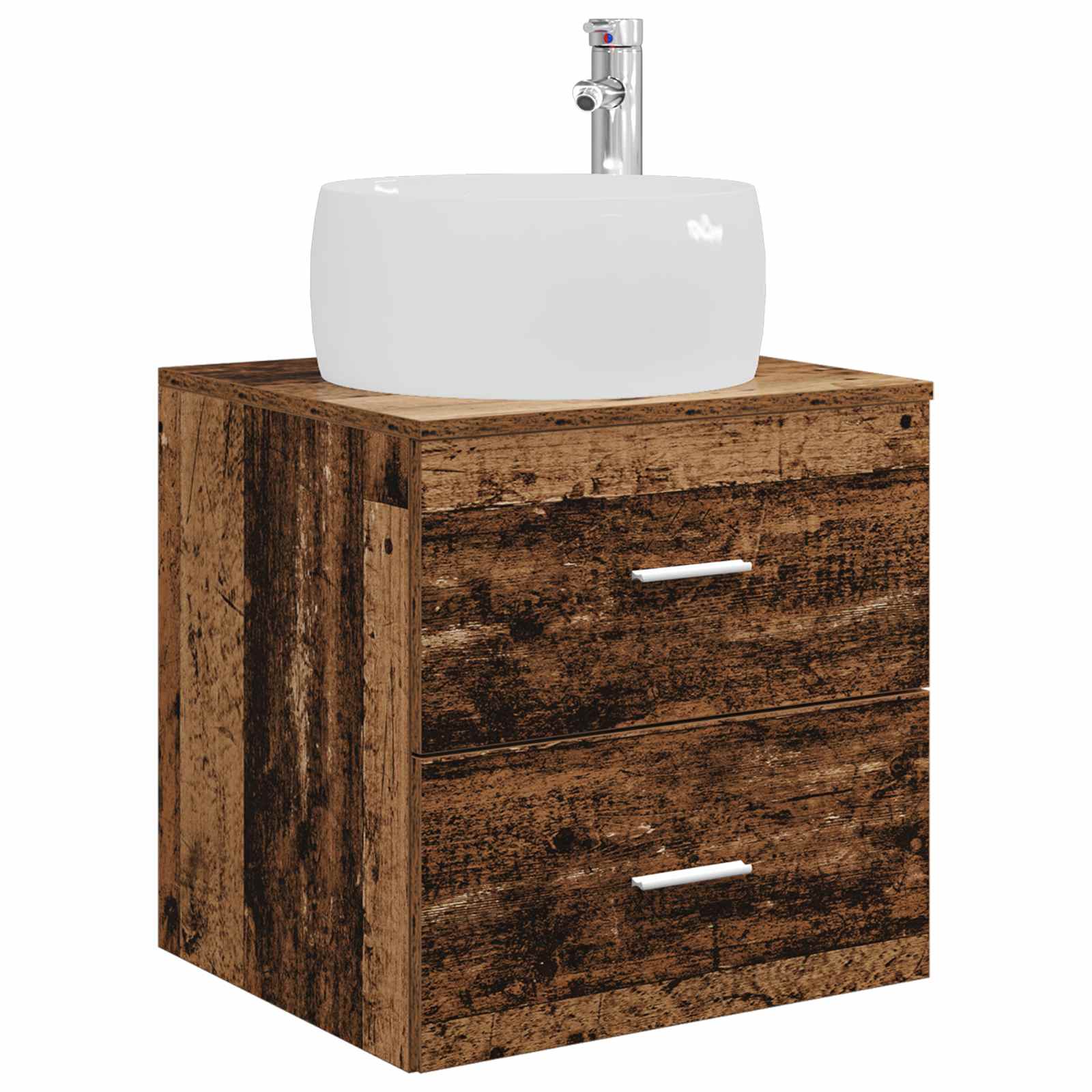 Umivaonik s policom Staro drvo 49,5 x 44,5 x 66 cm