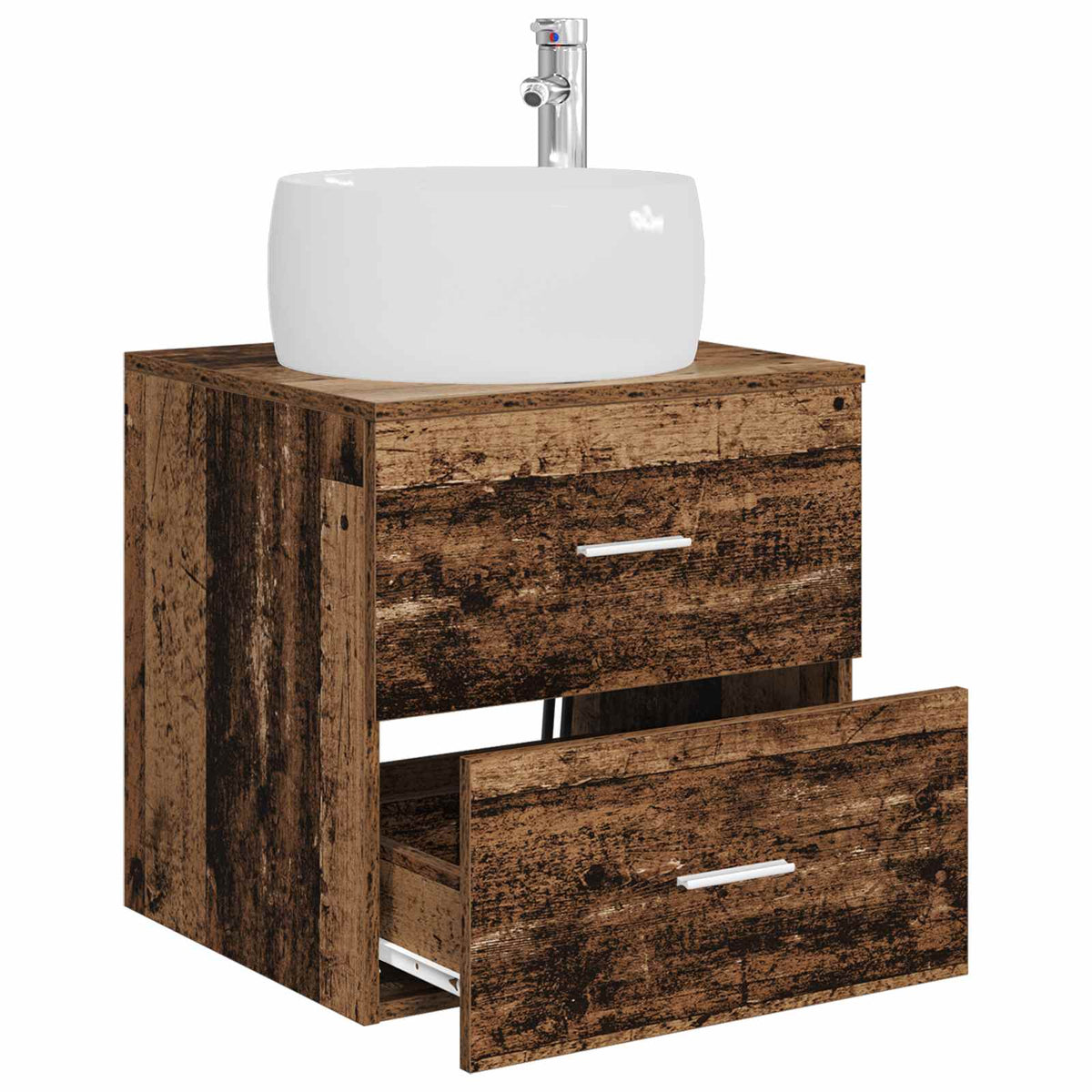 Umivaonik s policom Staro drvo 49,5 x 44,5 x 66 cm