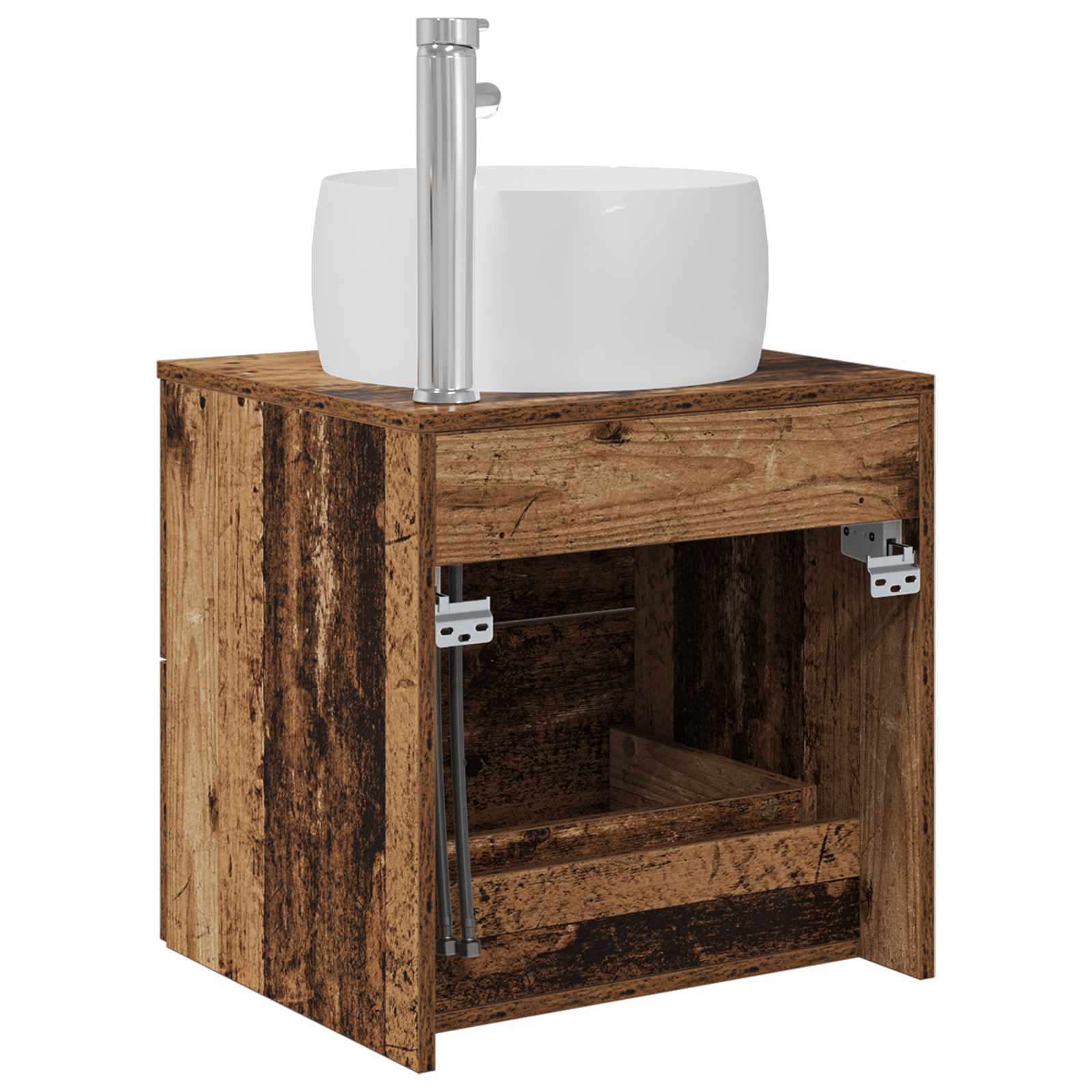 Umivaonik s policom Staro drvo 49,5 x 44,5 x 66 cm