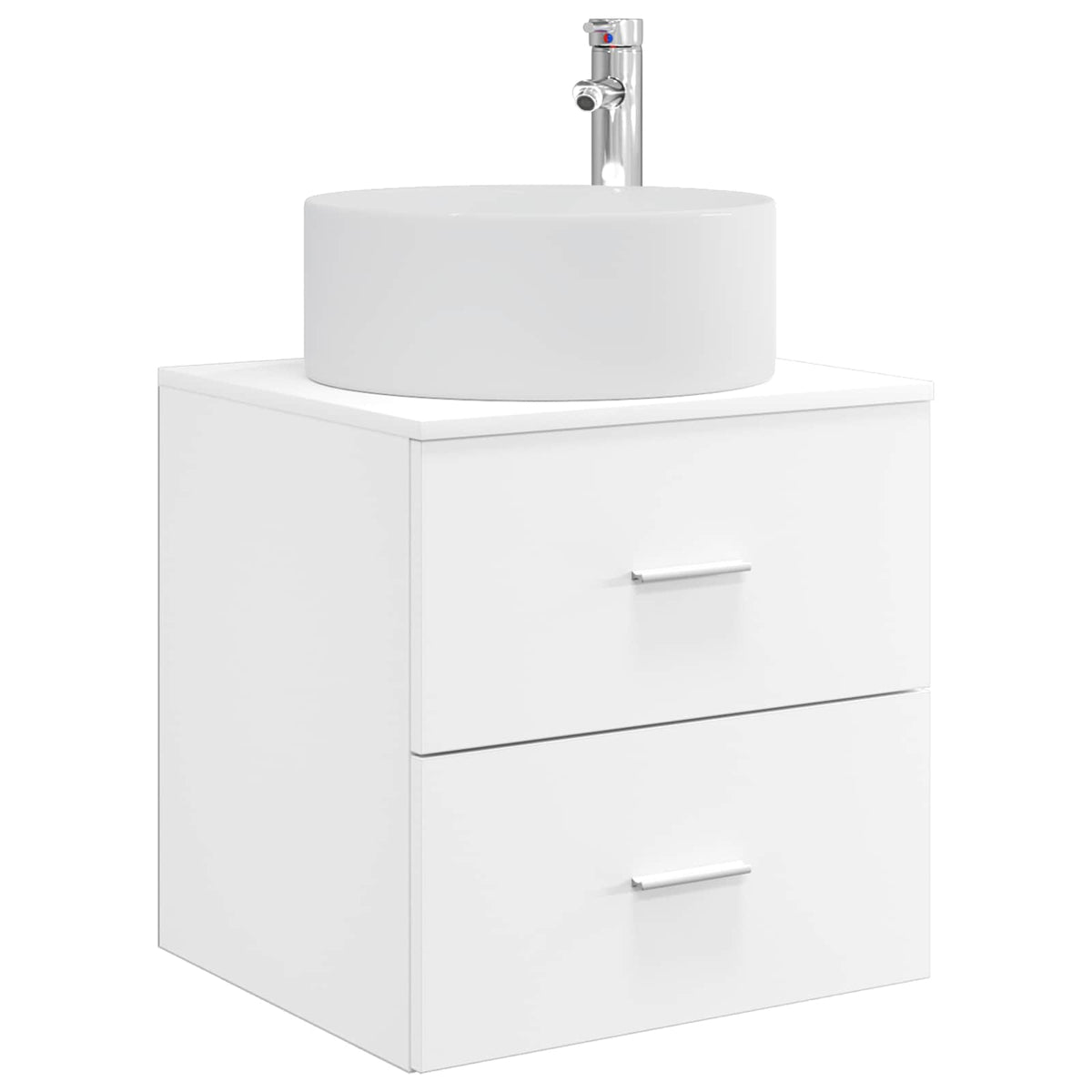 Umivaonik s policom Bijela 49,5 x 44,5 x 65,5 cm