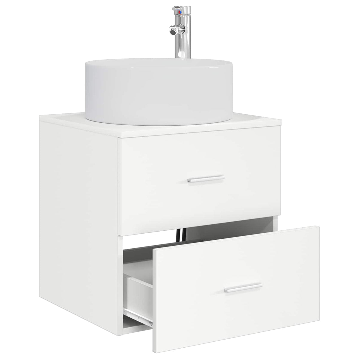 Umivaonik s policom Bijela 49,5 x 44,5 x 65,5 cm