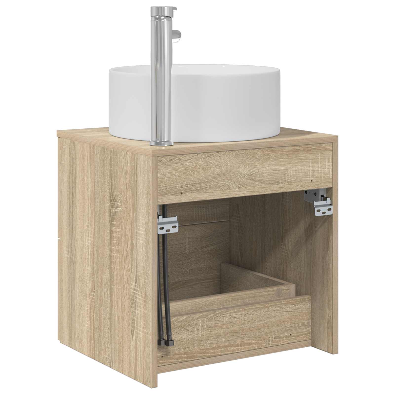 Umivaonik s policom Hrast sonoma 49,5 x 44,5 x 65,5 cm