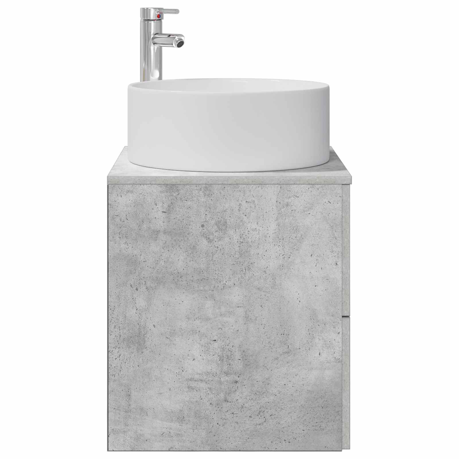 Umivaonik s policom Betonska siva 49,5 x 44,5 x 65,5 cm