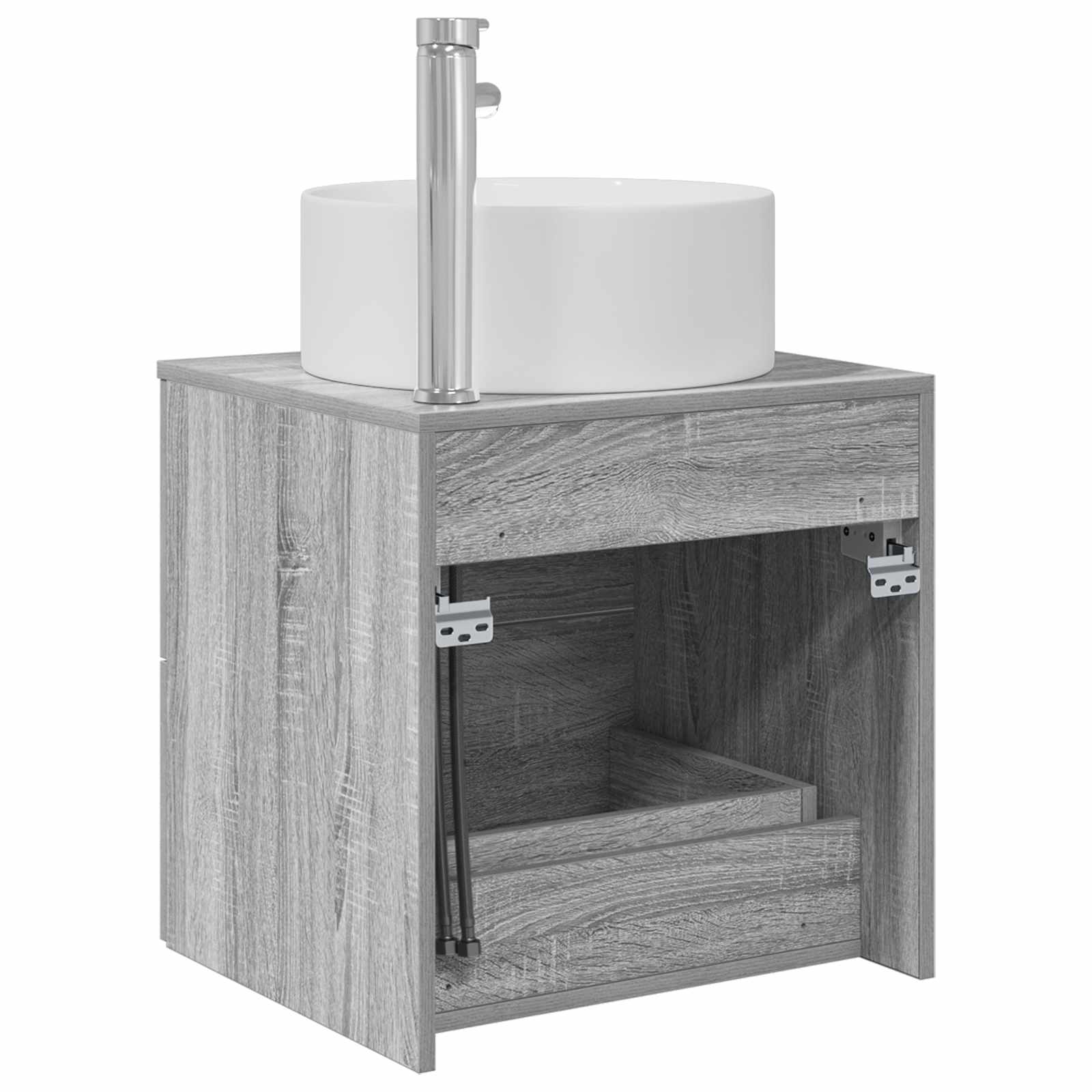 Umivaonik s policom Siva Sonoma 49,5 x 44,5 x 65,5 cm