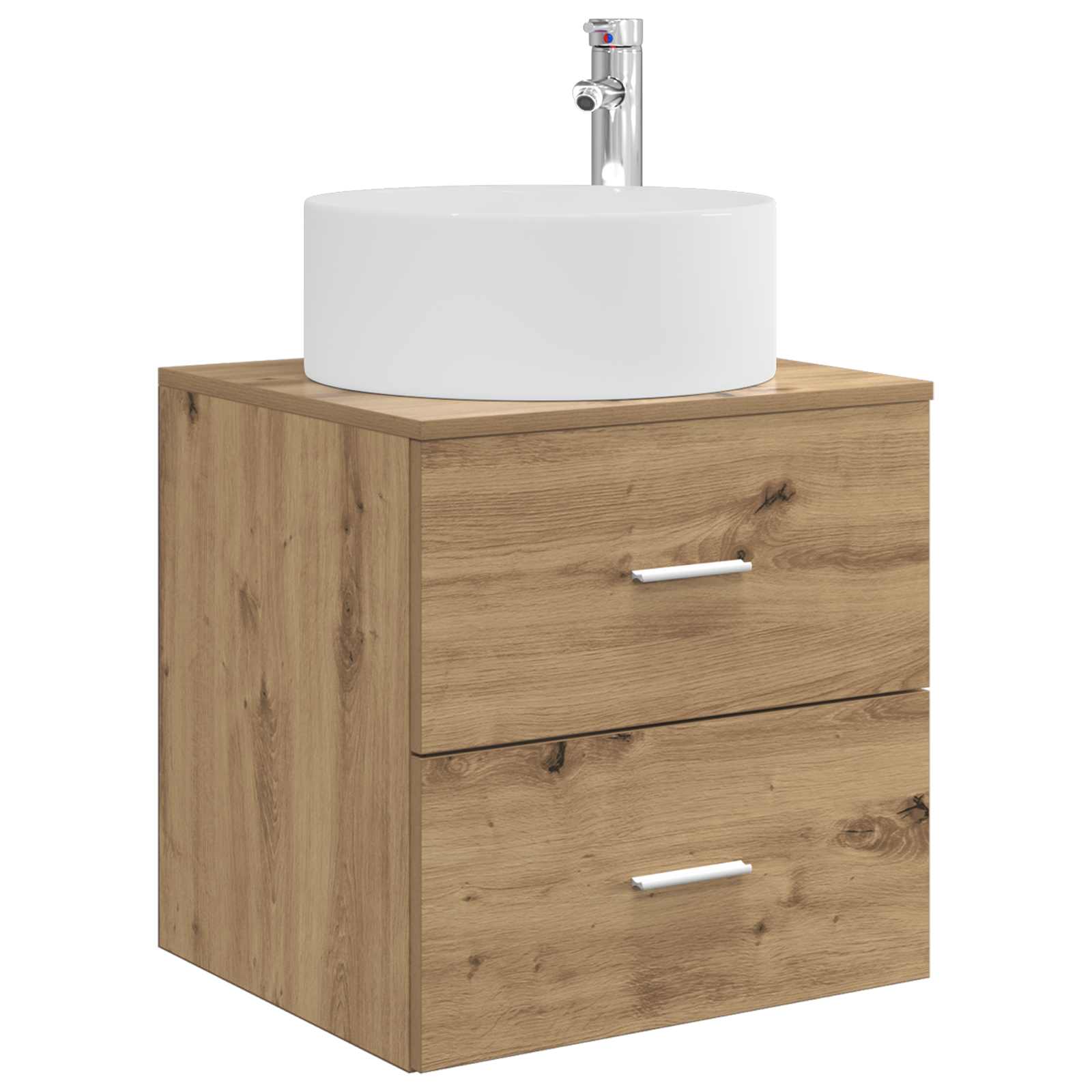 Umivaonik s policom Hrast artisan 49,5 x 44,5 x 65,5 cm