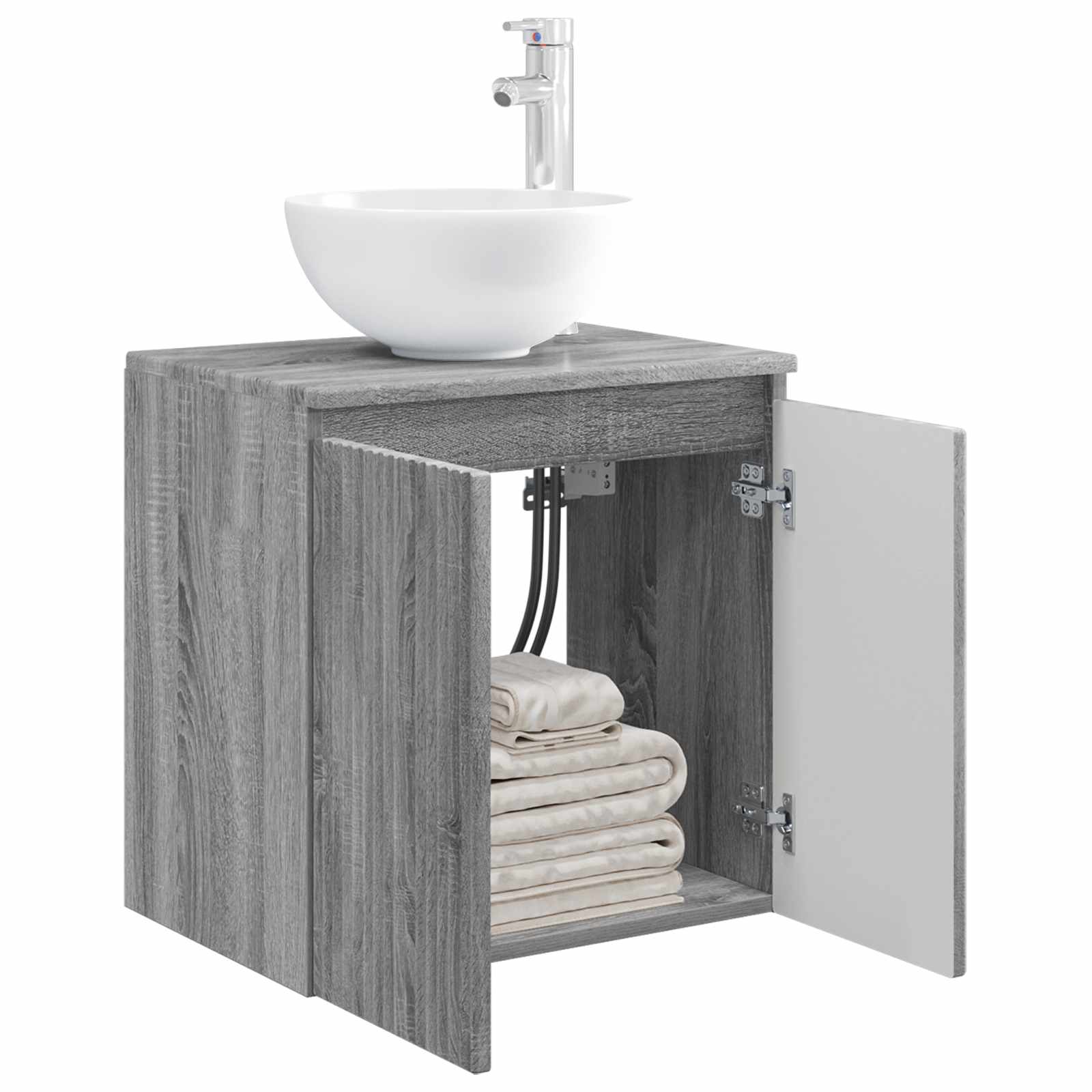 Umivaonik s policom Siva Sonoma 49,5 x 35 x 63 cm