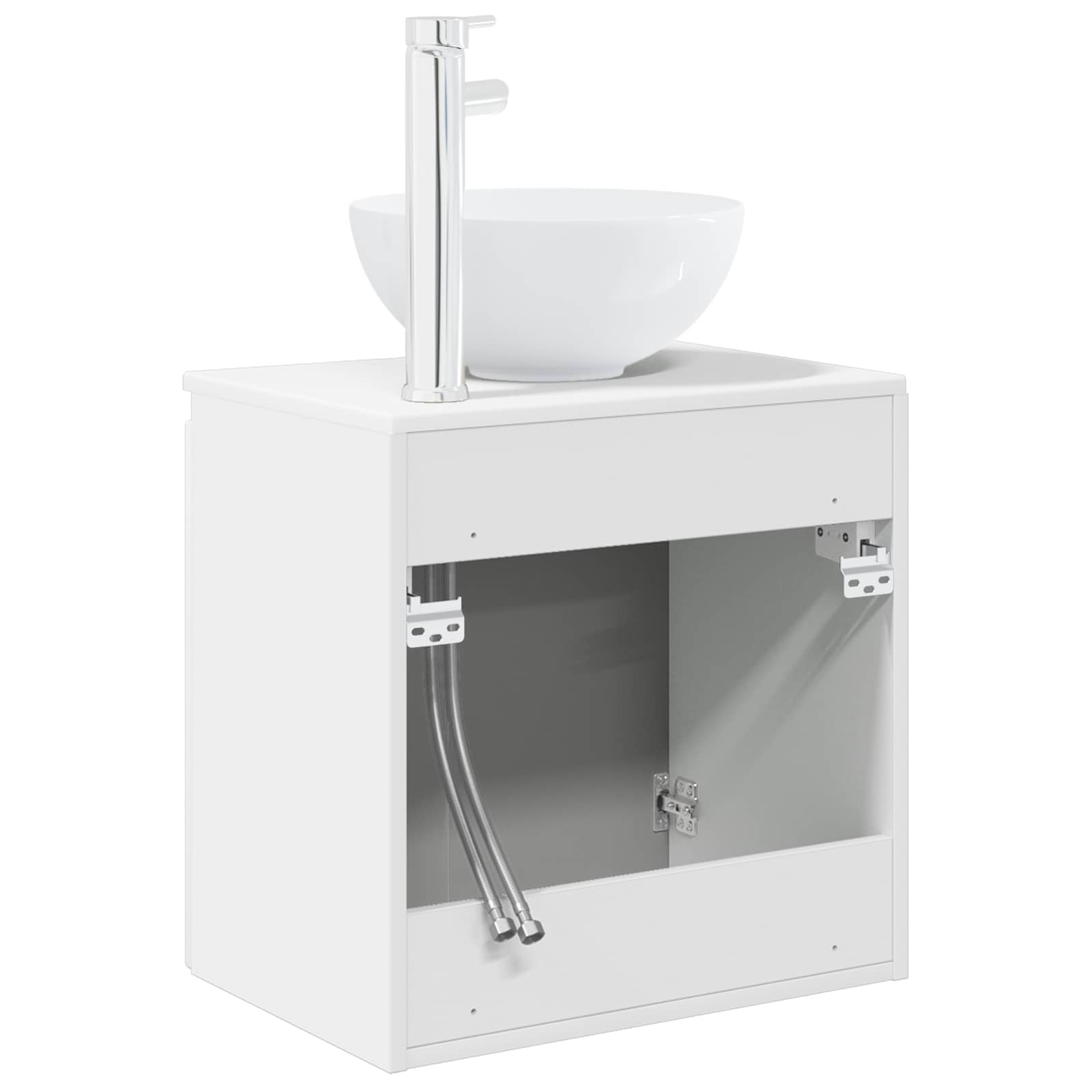 Umivaonik s policom Bijela 49,5 x 41 x 64,5 cm