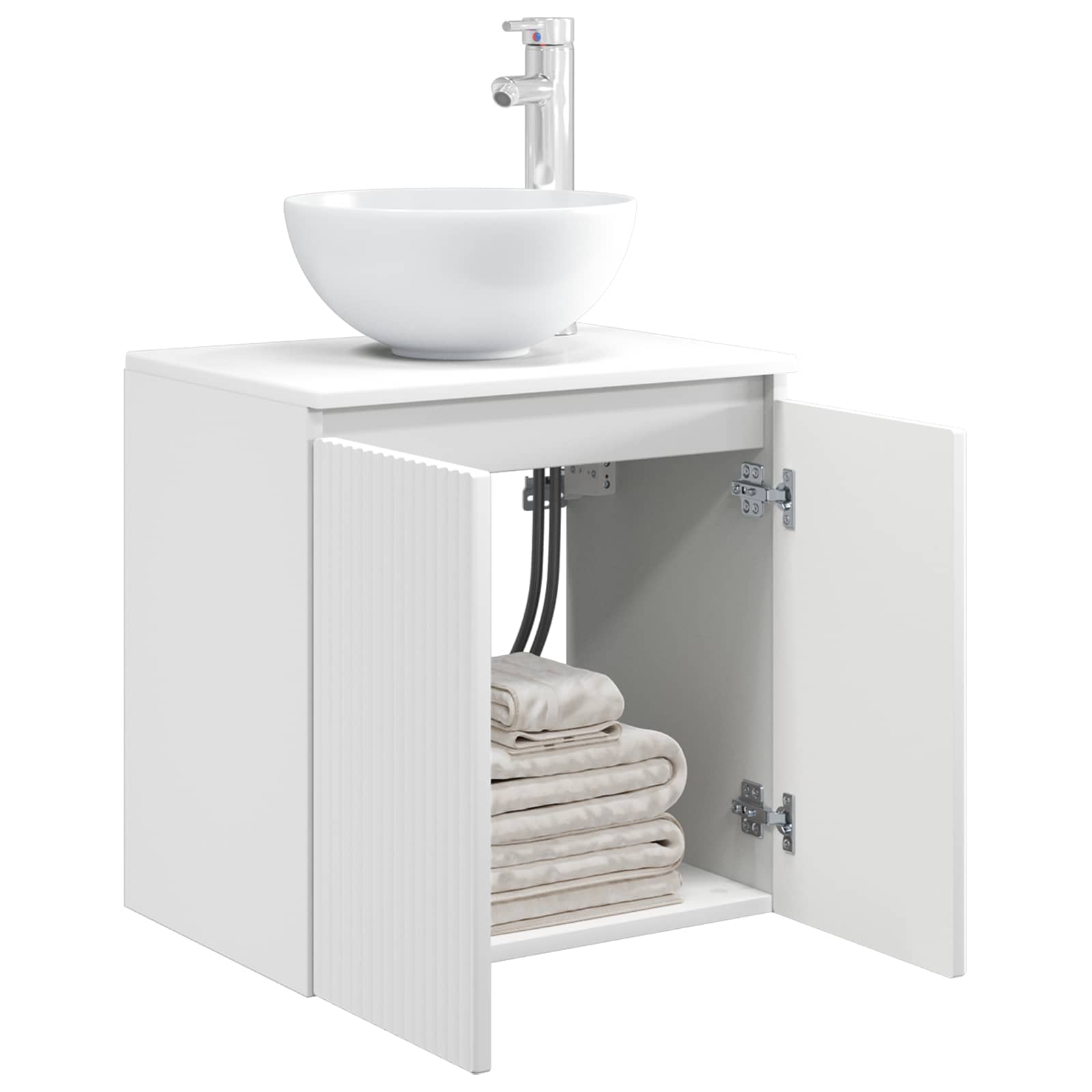 Umivaonik s policom Bijela 49,5 x 41 x 64,5 cm