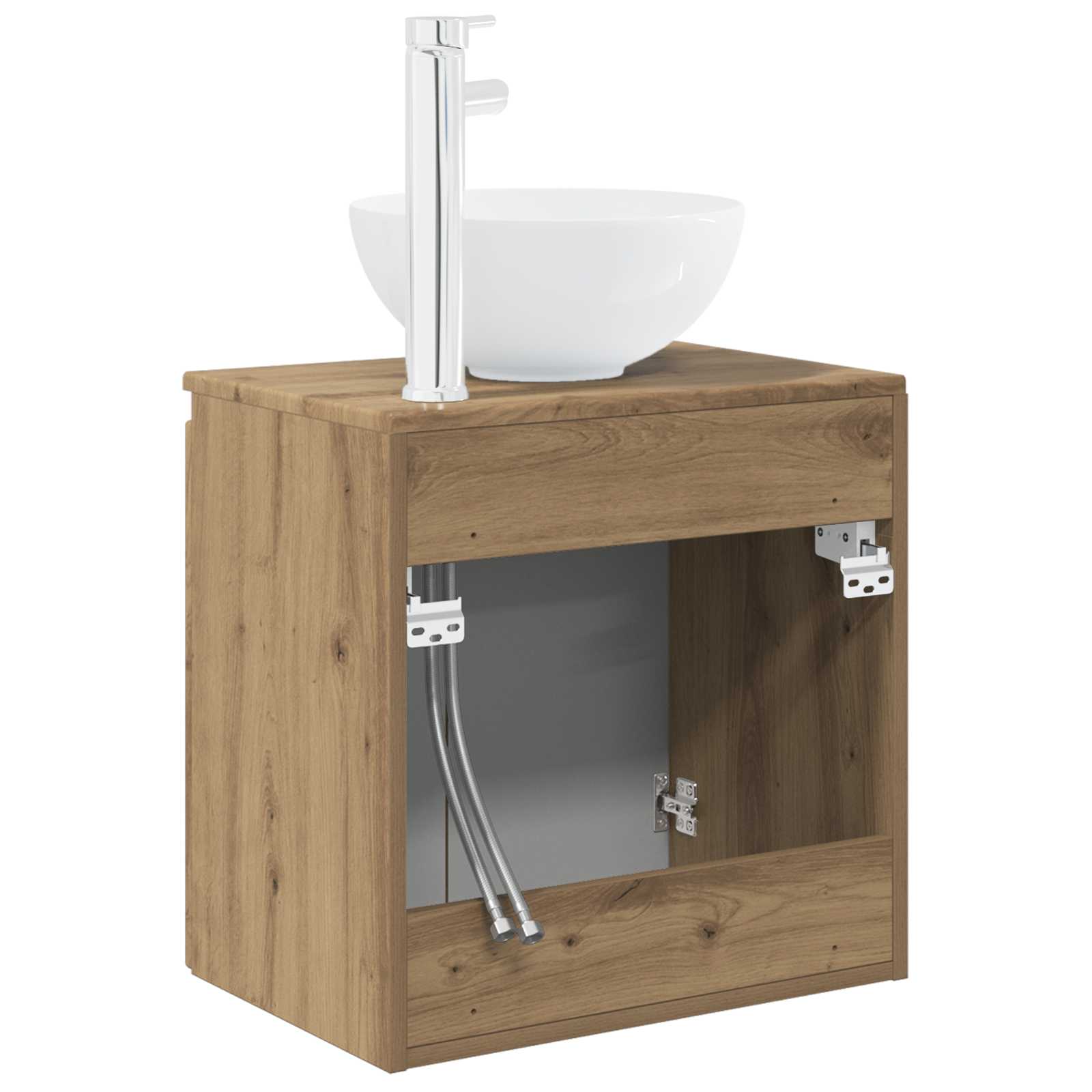 Umivaonik s policom Hrast artisan 49,5 x 41 x 64,5 cm