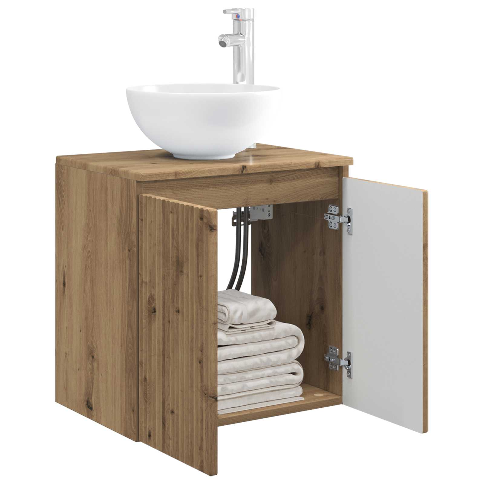Umivaonik s policom Hrast artisan 49,5 x 41 x 64,5 cm