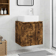 Umivaonik s policom Dimljeni hrast 49,5 x 41 x 63 cm