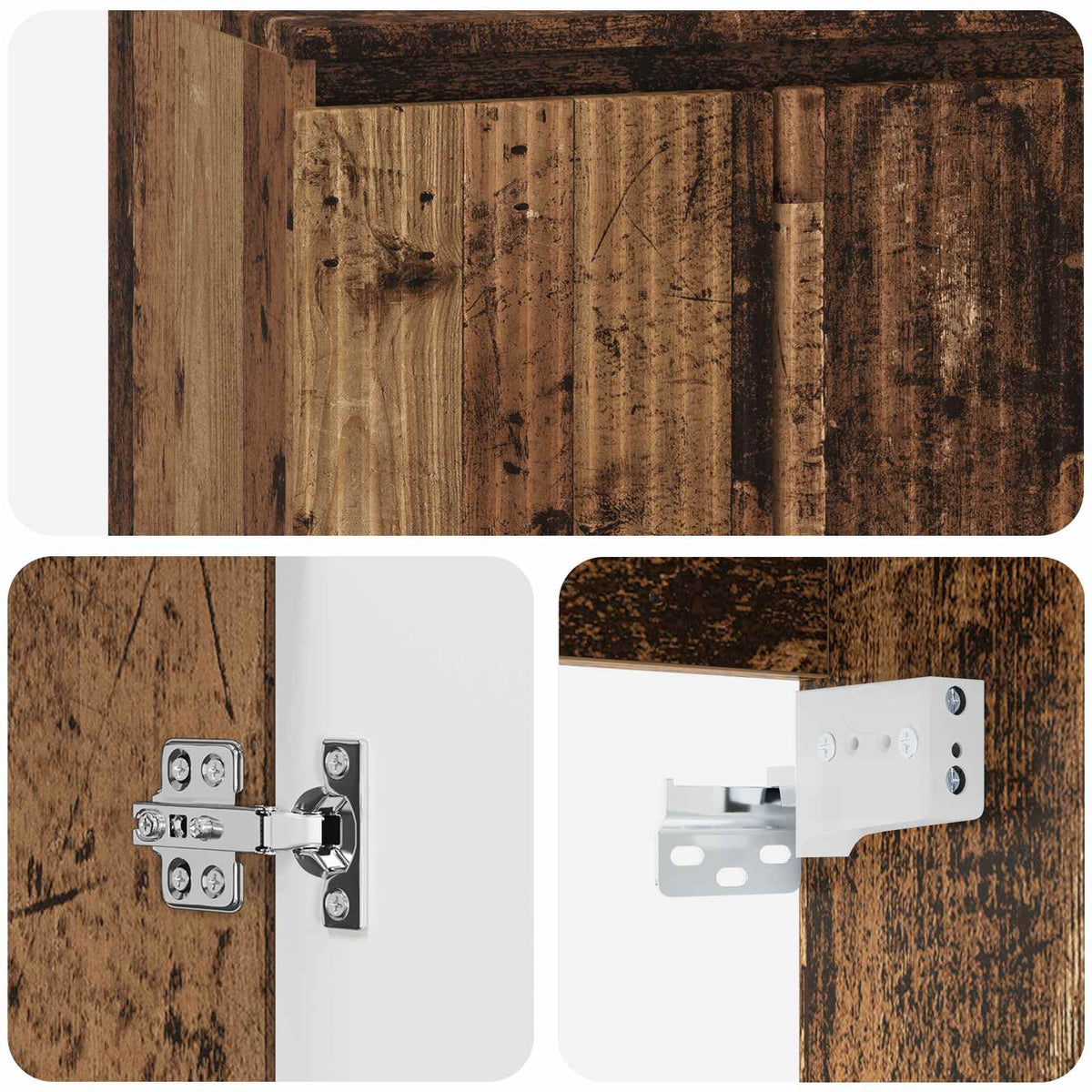 Umivaonik s policom Staro drvo 49,5 x 41 x 63 cm