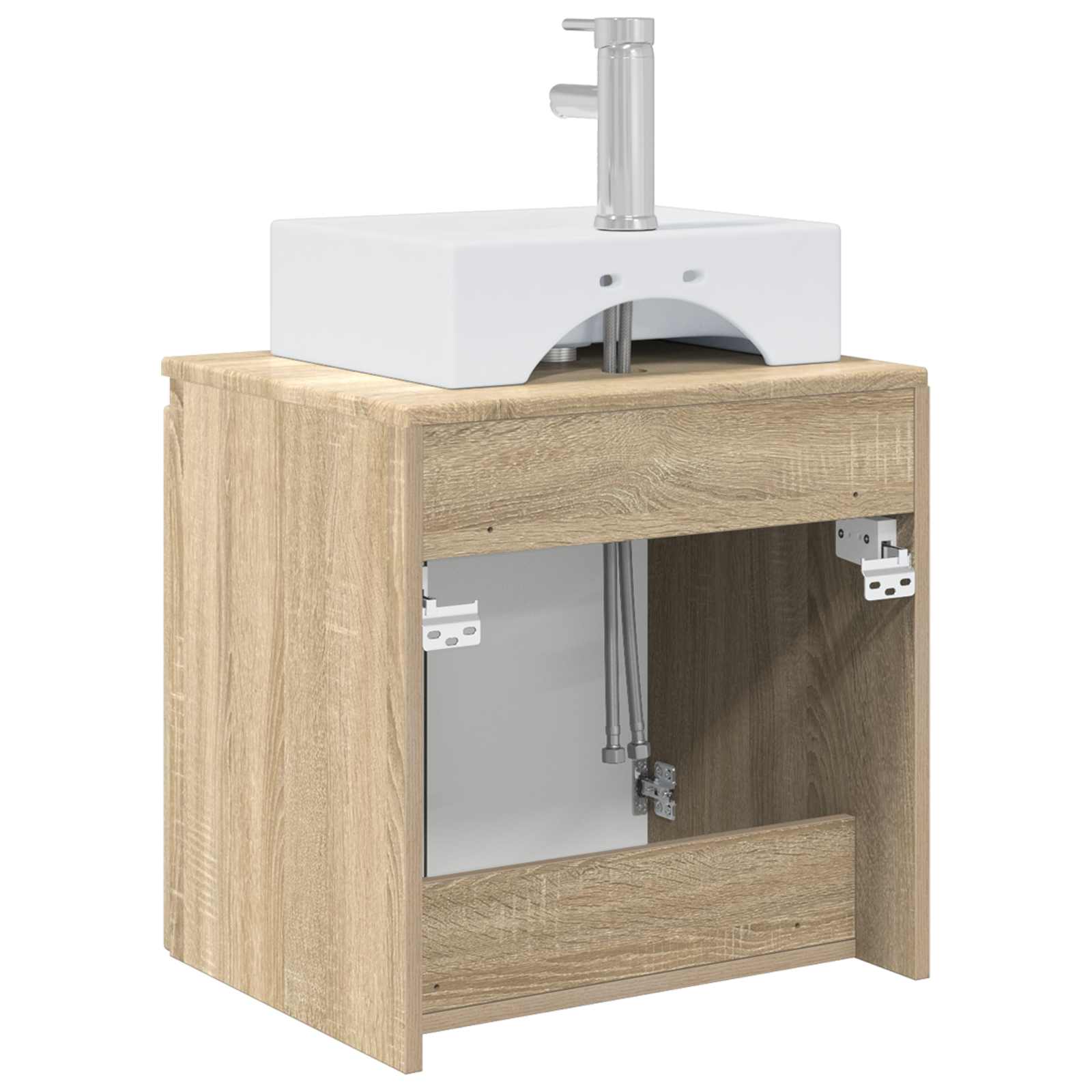 Umivaonik s policom Hrast sonoma 49,5 x 41 x 62,5 cm