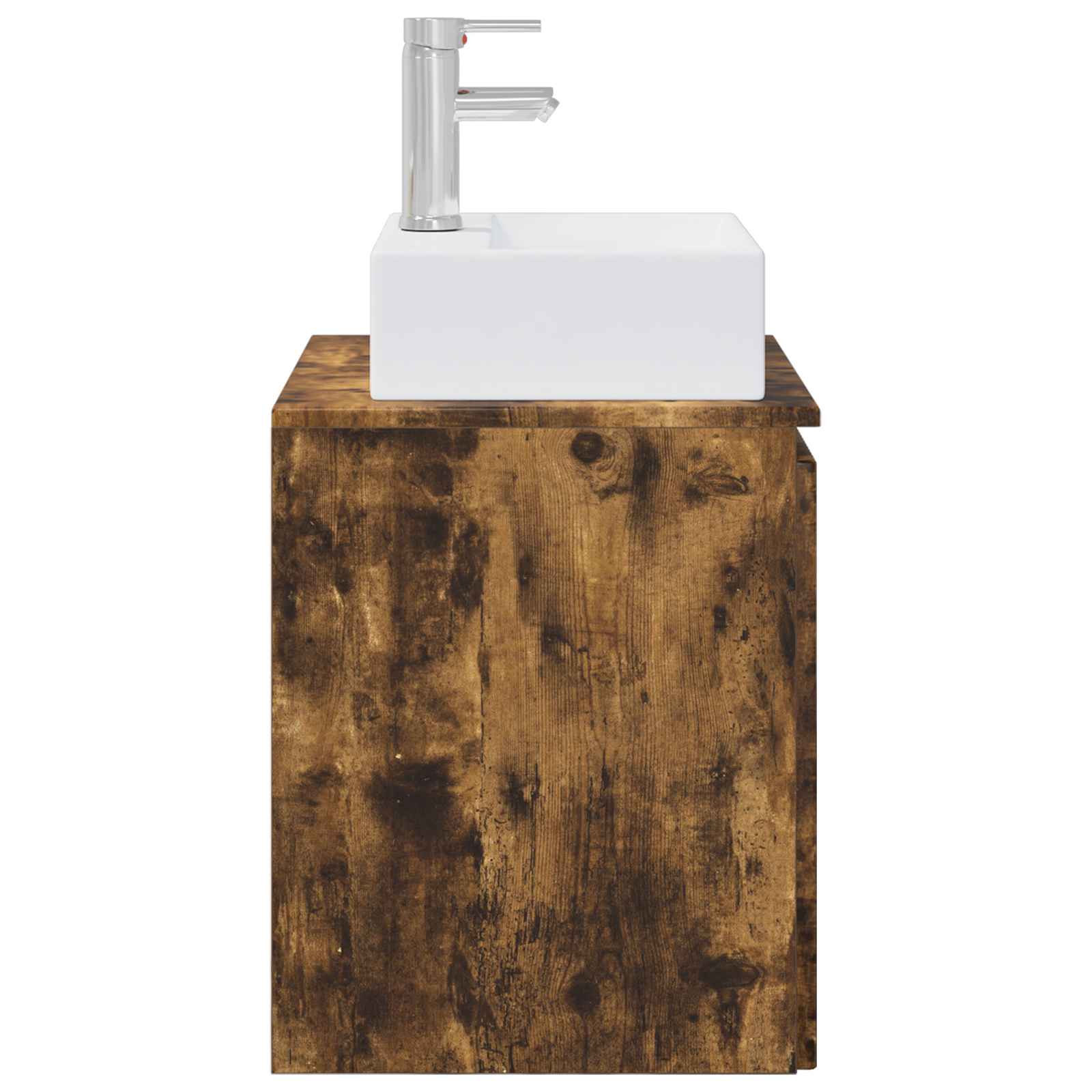 Umivaonik s policom Dimljeni hrast 49,5 x 41 x 62,5 cm