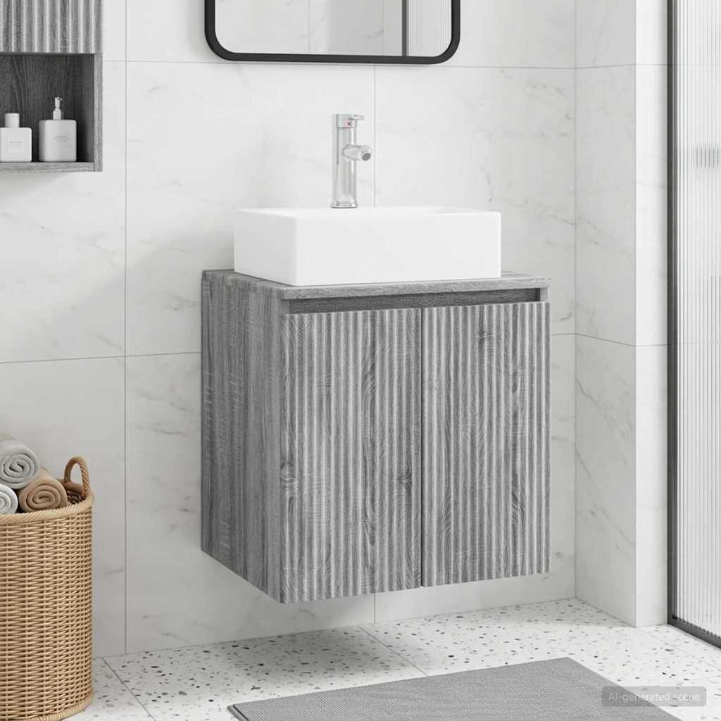 Umivaonik s policom Siva Sonoma 49,5 x 41 x 62,5 cm