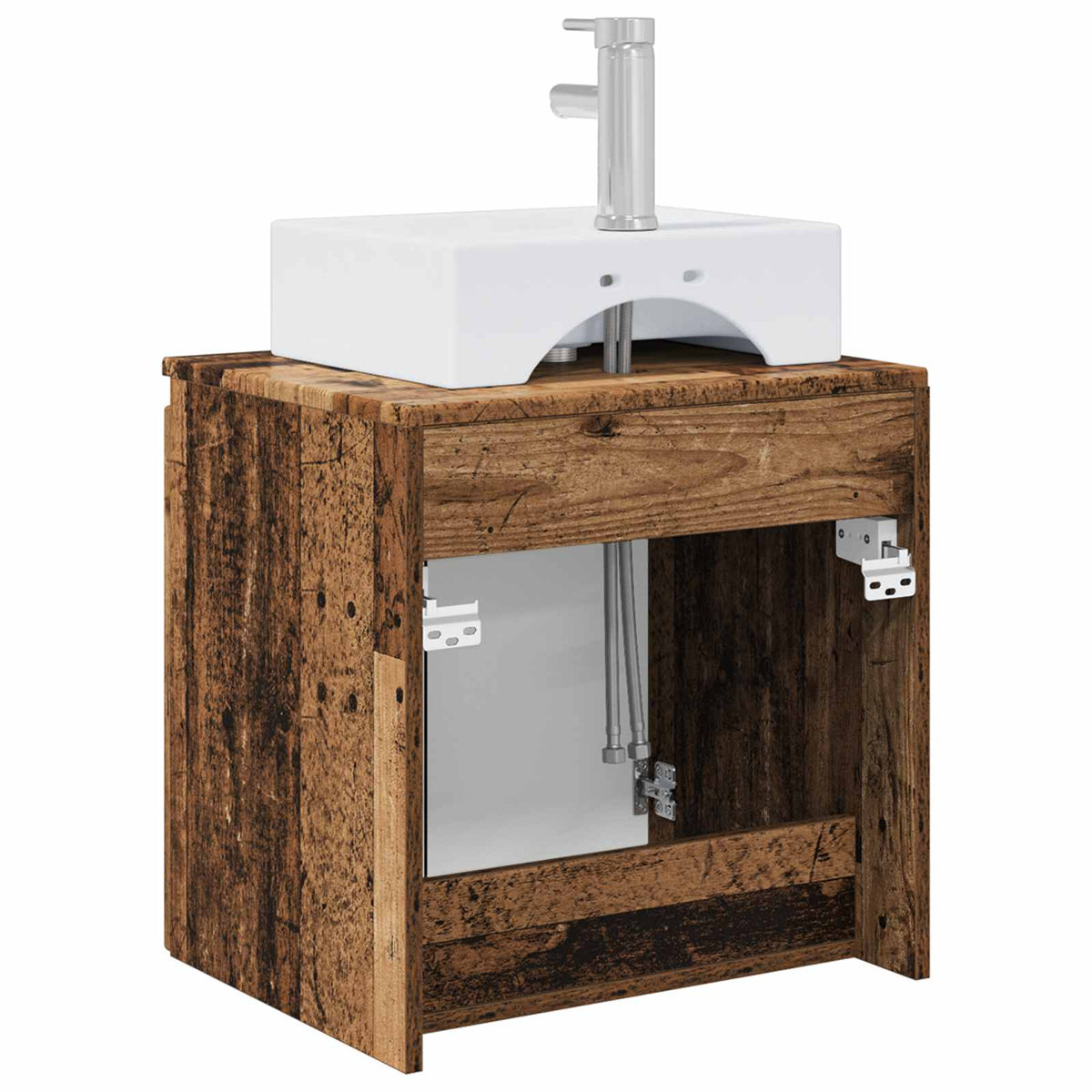 Umivaonik s policom Staro drvo 49,5 x 41 x 62,5 cm