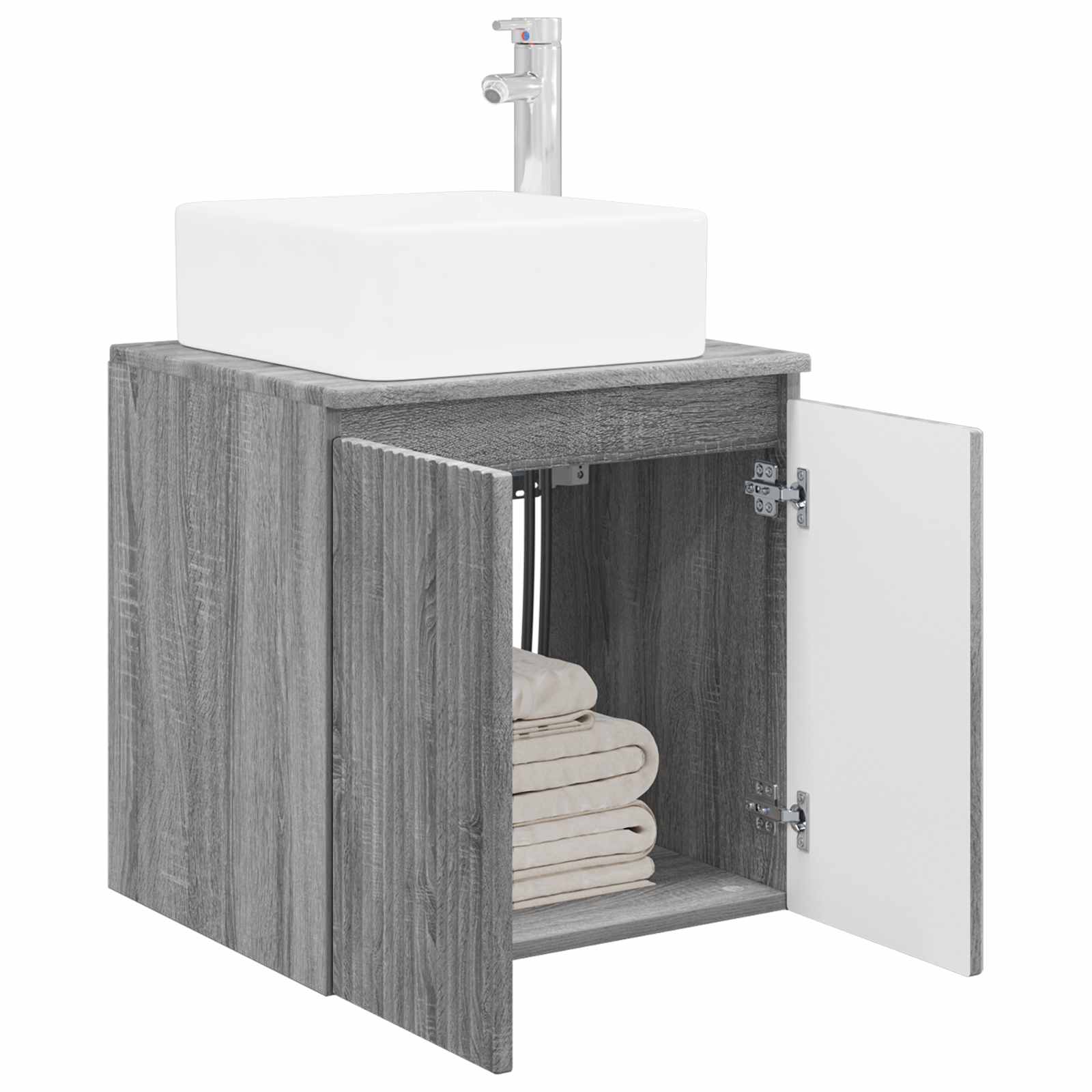 Umivaonik s policom Siva Sonoma 53 x 35 x 63 cm