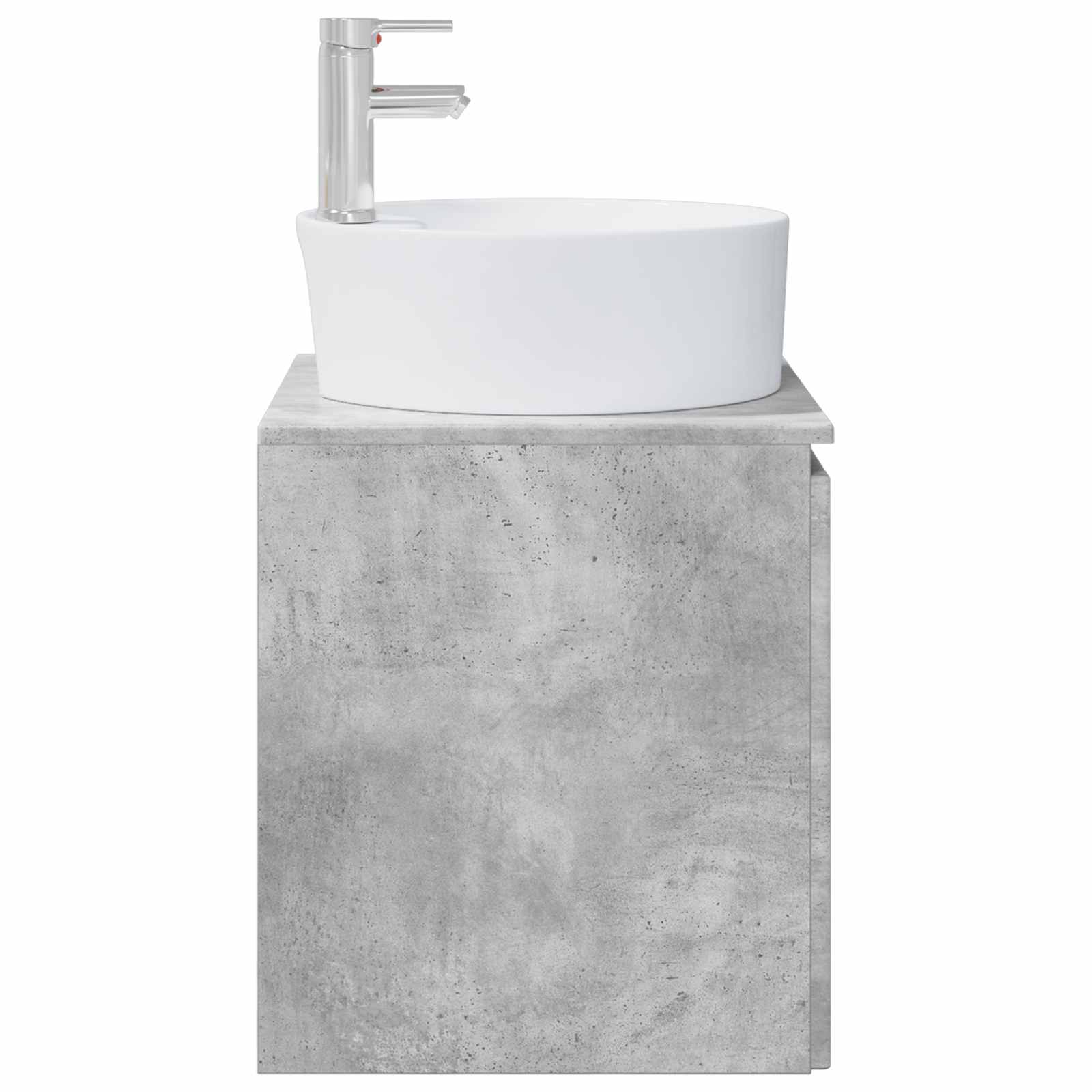 Umivaonik s policom Betonska siva 49,5 x 44,5 x 65 cm