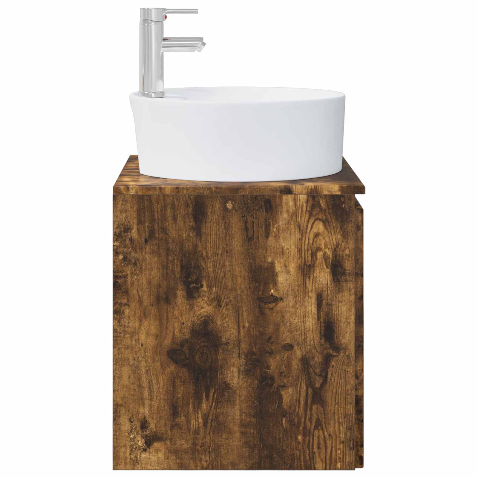 Umivaonik s policom Dimljeni hrast 49,5 x 44,5 x 65 cm