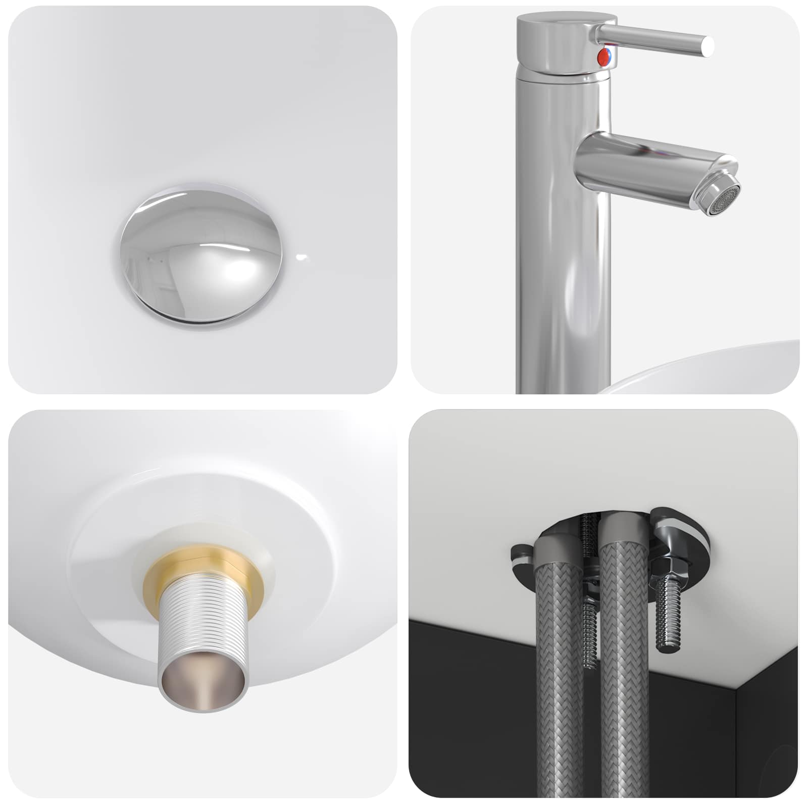 Umivaonik s policom Crna 49,5 x 44,5 x 65 cm Konstruirano drvo