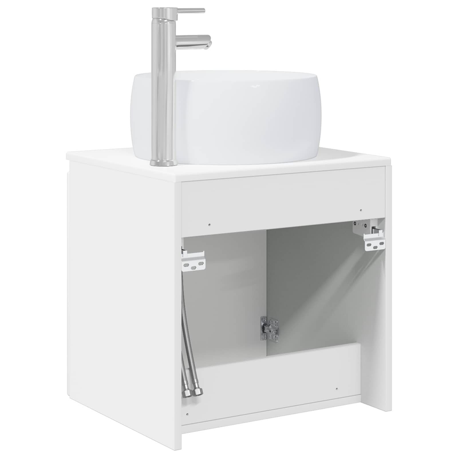 Umivaonik s policom Bijela 49,5 x 44,5 x 66 cm