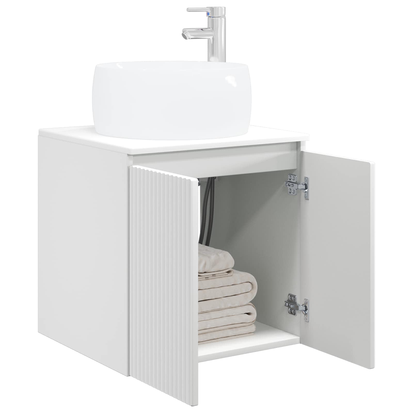 Umivaonik s policom Bijela 49,5 x 44,5 x 66 cm