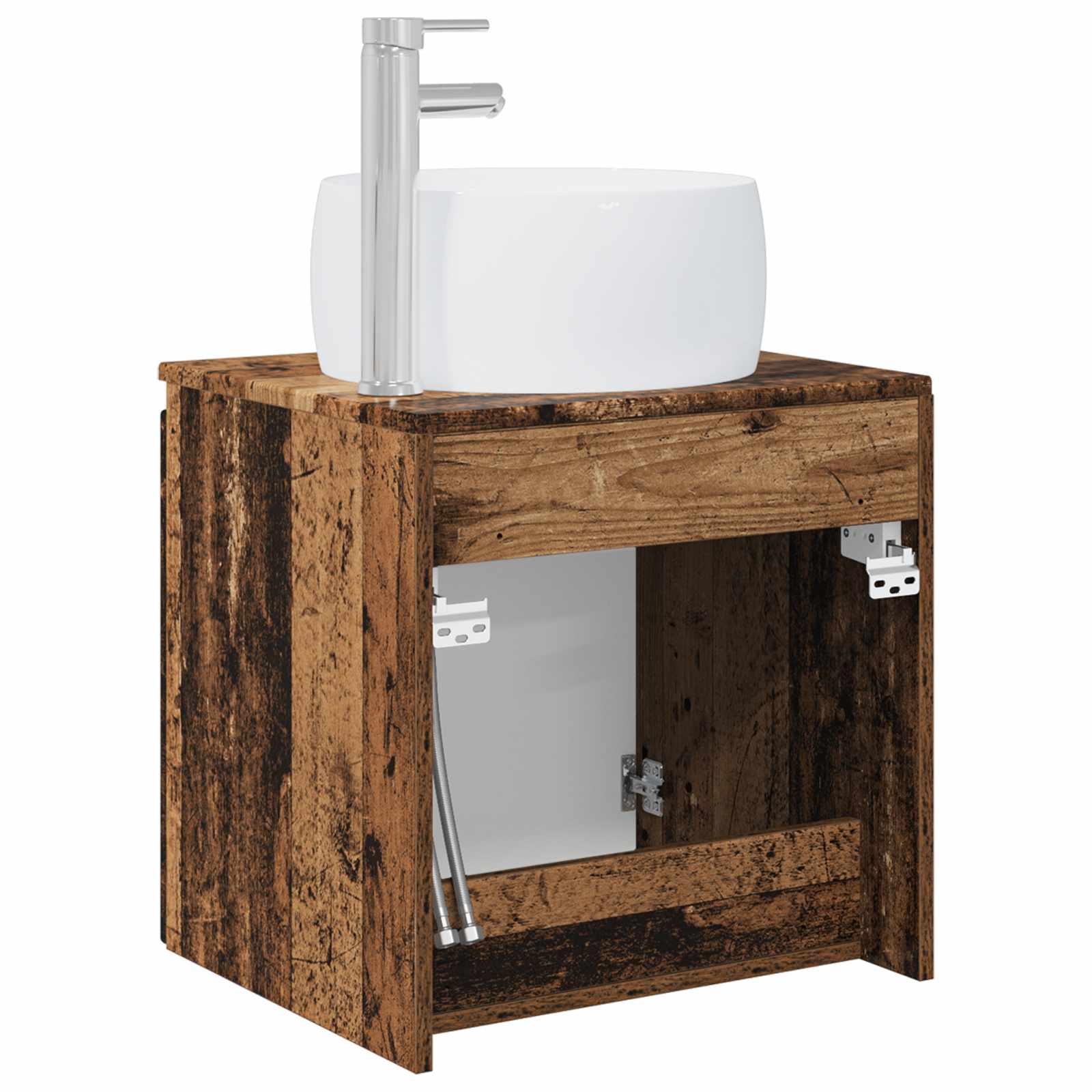 Umivaonik s policom Staro drvo 49,5 x 44,5 x 66 cm