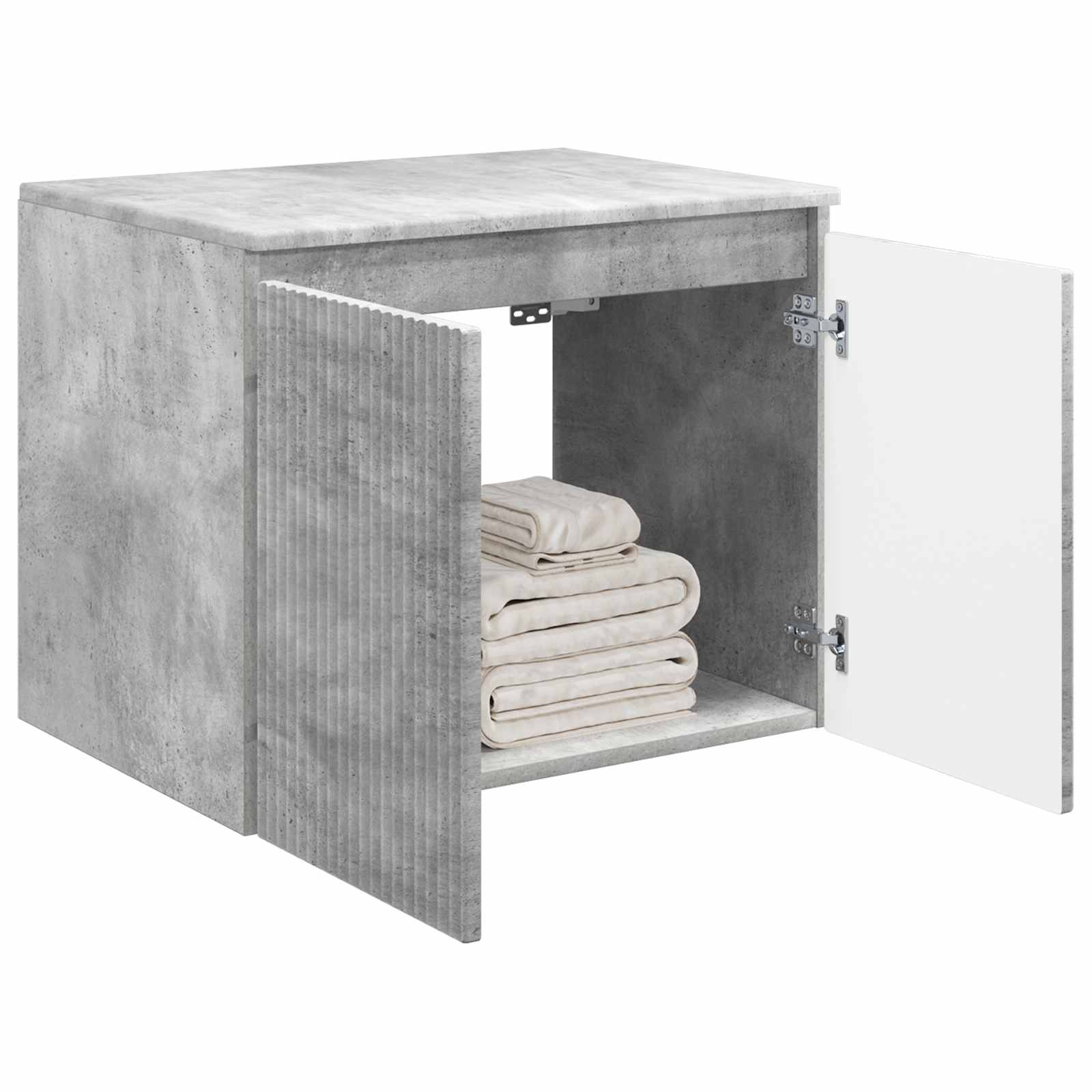 Ormar za Kupaonicu na Zidu Betonska siva 62,5 x 44,5 x 50 cm