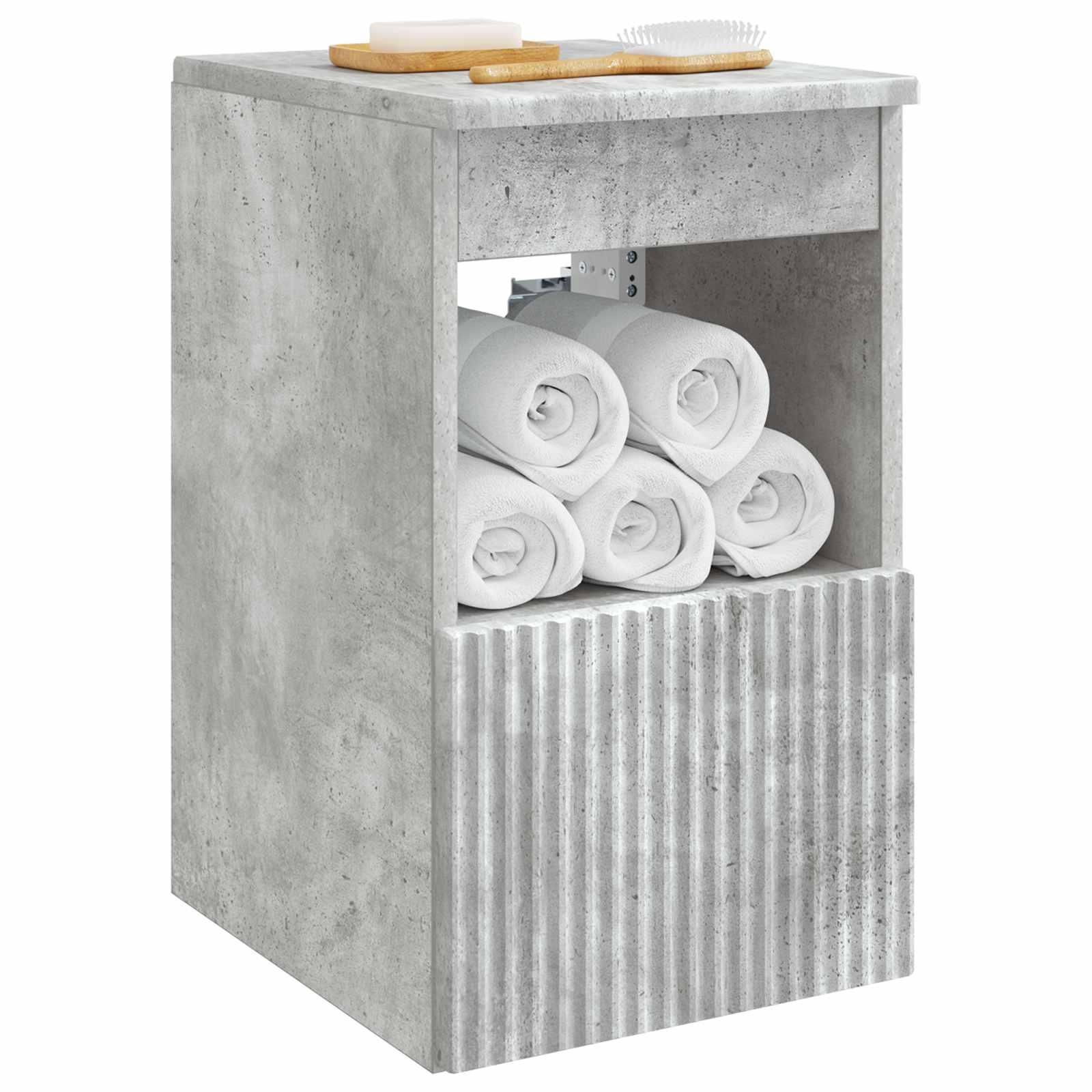 Kupaonski ormar Betonska siva 30 x 35 x 50 cm Konstruirano drvo