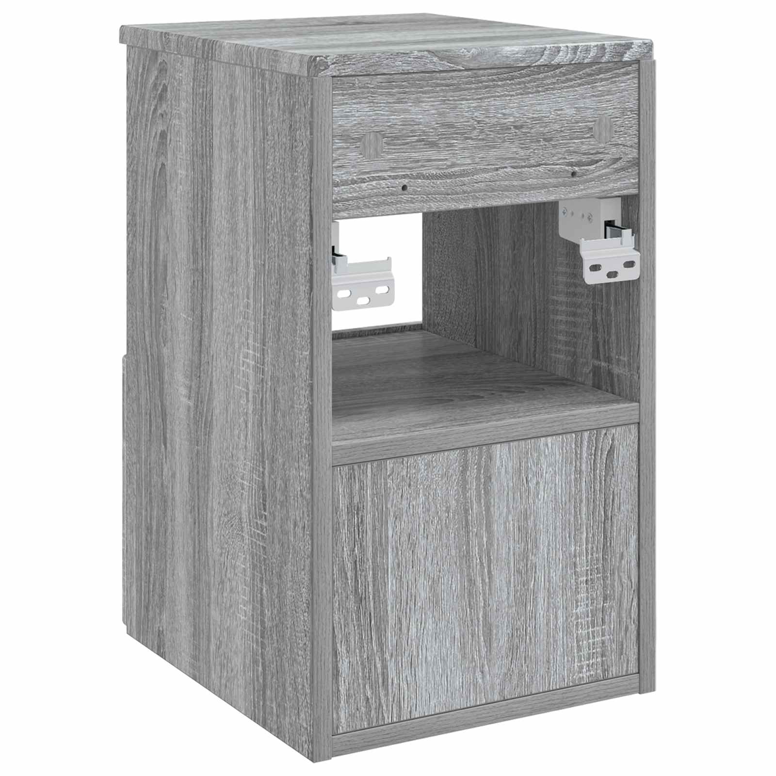 Kupaonski ormar Siva Sonoma 30 x 44,5 x 50 cm Konstruirano drvo