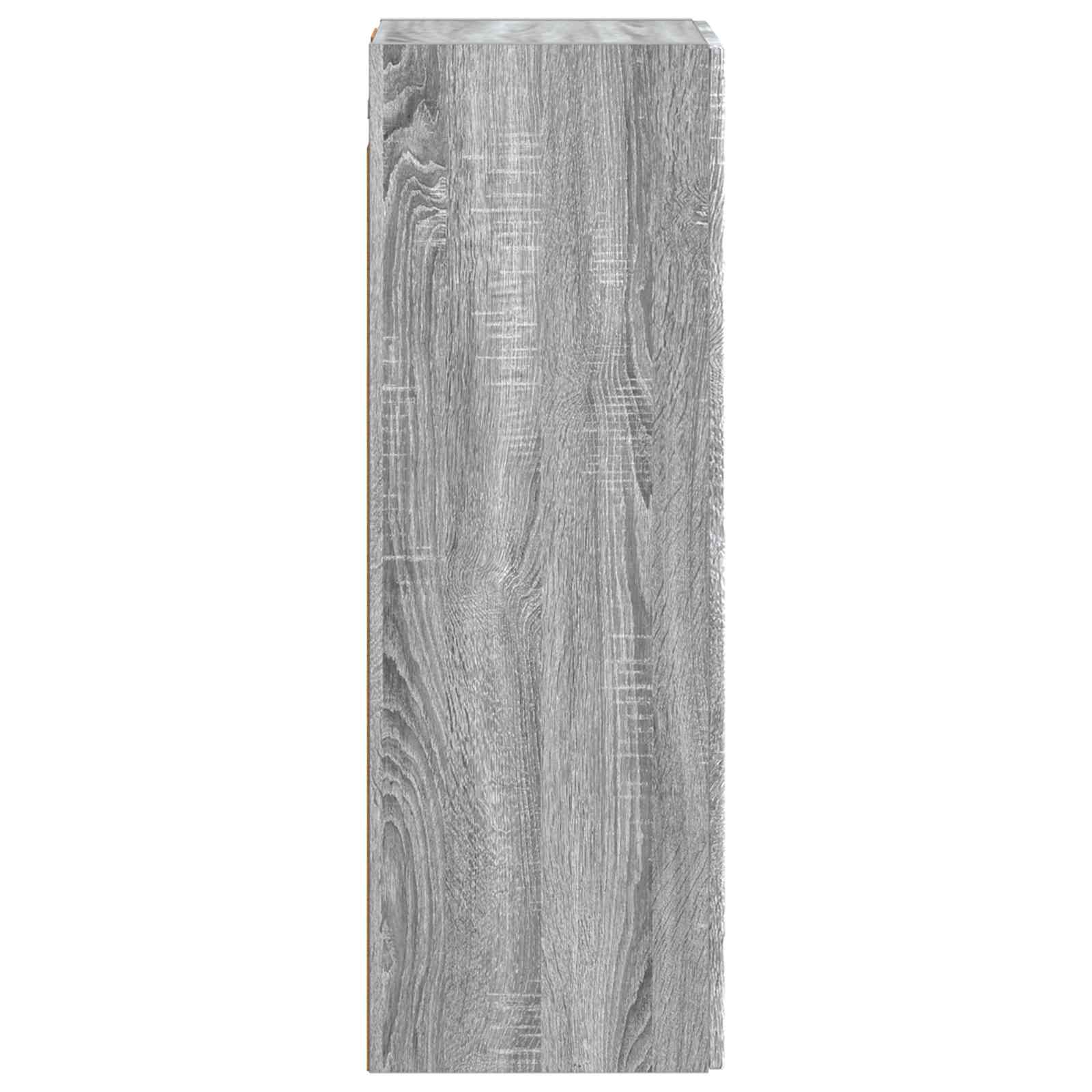 Ormar za Kupaonicu na Zidu Siva Sonoma 33 x 34,5 x 60 cm