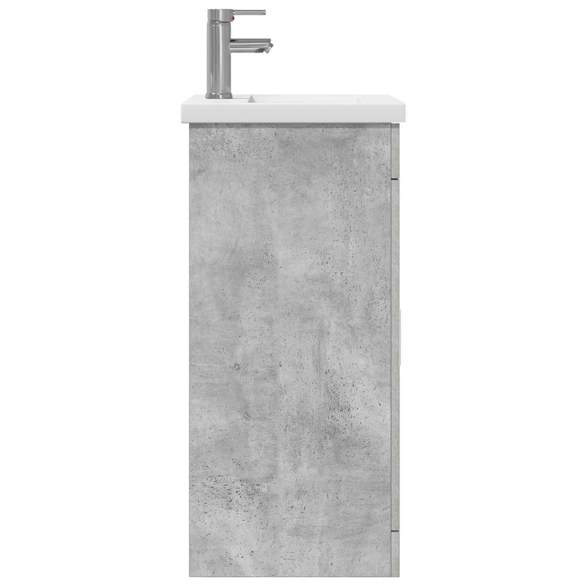 Kupaonski umivaonik s sudoperom Betonska siva 42 x 40 x 84,5 cm