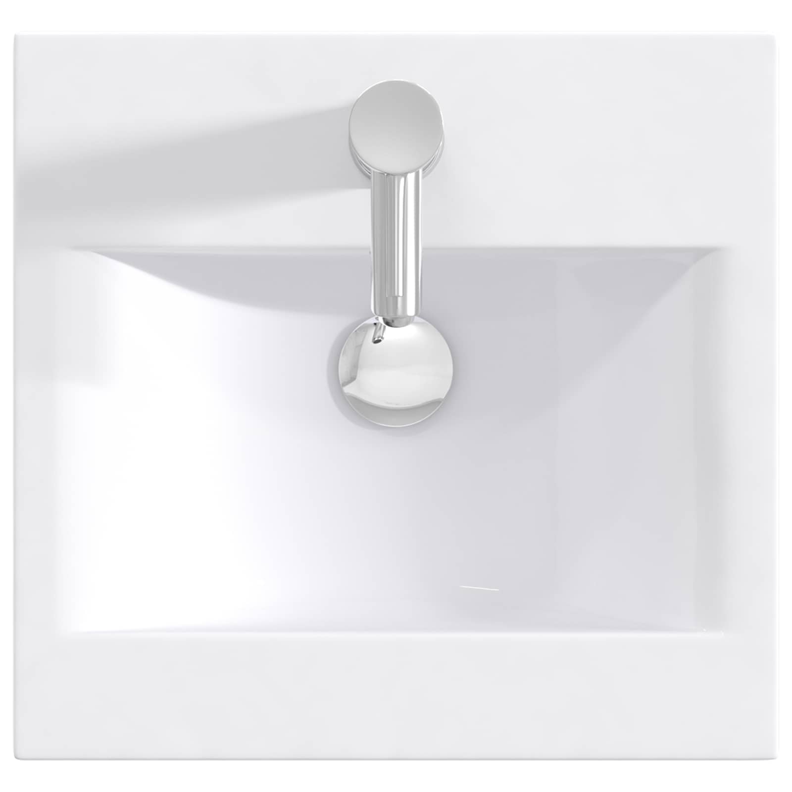 Kupaonski umivaonik s sudoperom Crni hrast 42 x 40 x 84,5 cm