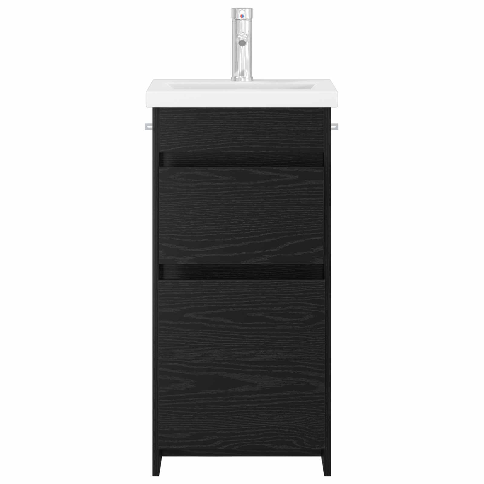 Kupaonski umivaonik s sudoperom Crni hrast 42 x 40 x 84,5 cm