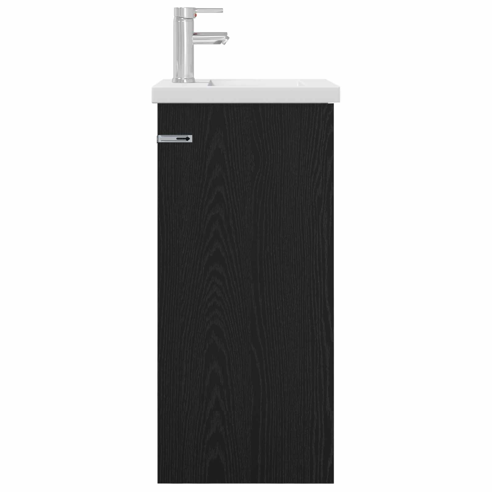 Kupaonski umivaonik s sudoperom Crni hrast 42 x 40 x 84,5 cm