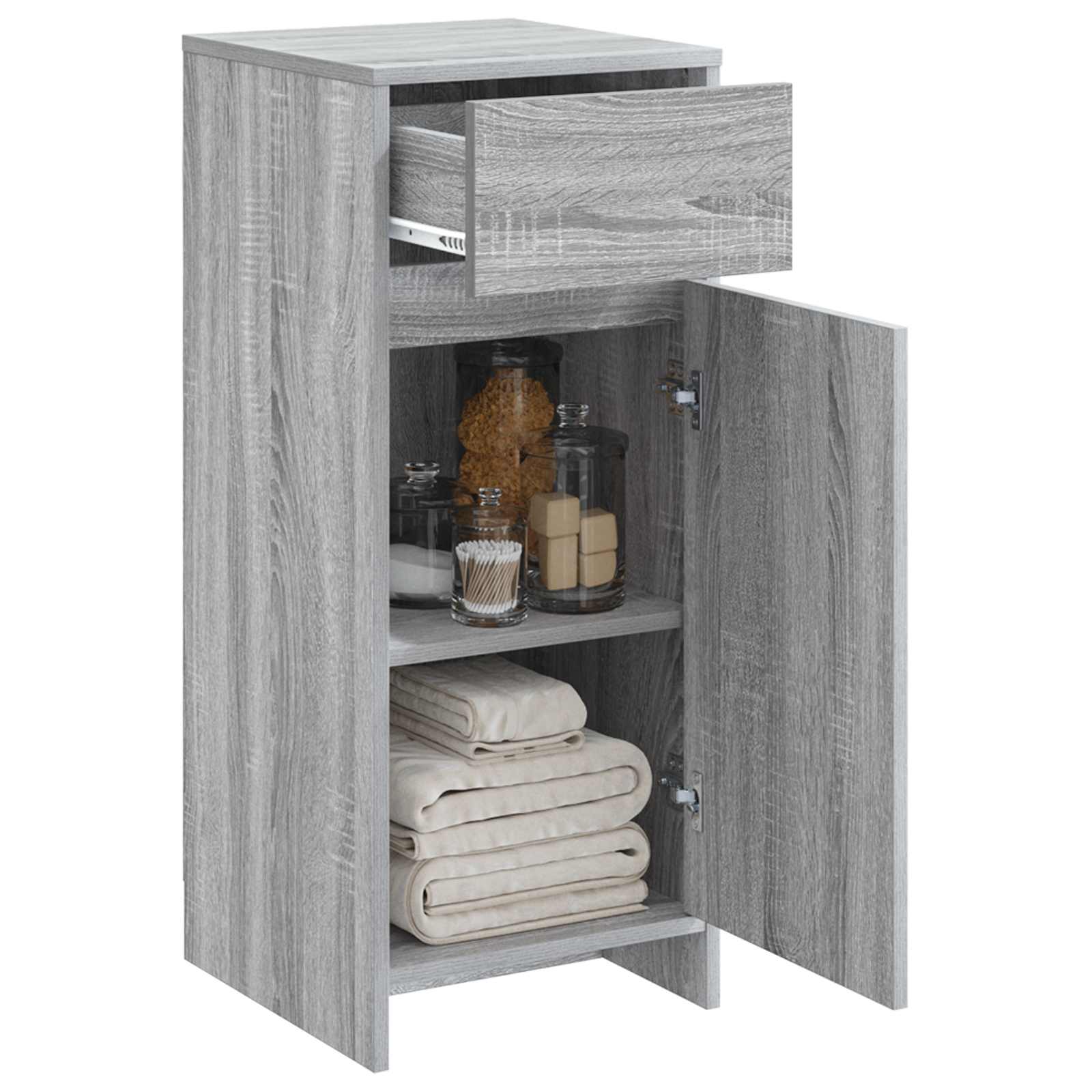 Kupaonski ormar Siva Sonoma 35 x 36,5 x 85 cm Konstruirano drvo