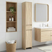 Kupaonski ormar Hrast sonoma 30 x 33 x 190 cm Konstruirano drvo