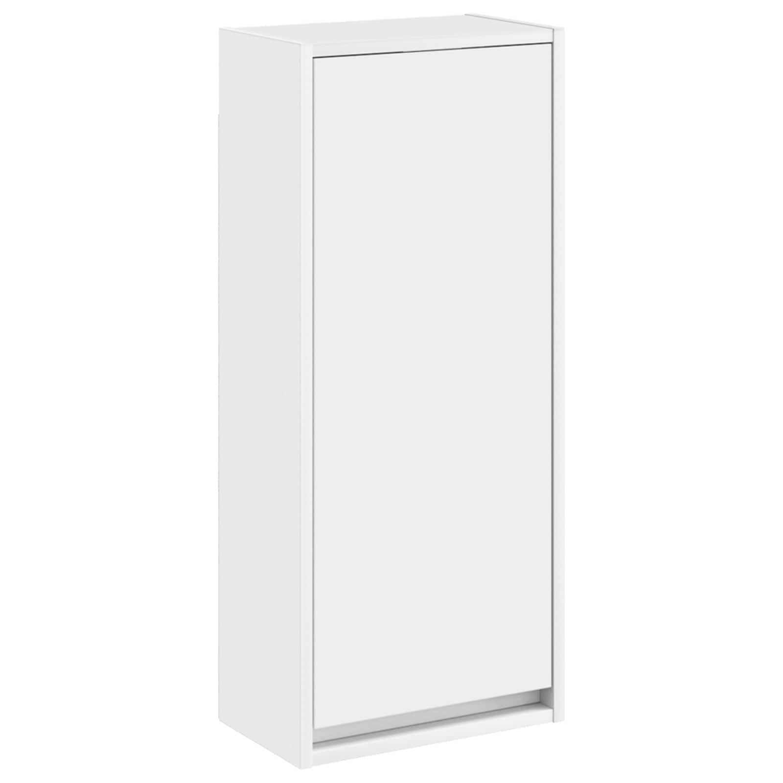 Umivaonik s policom za zid Bijela 35 x 20 x 81 cm