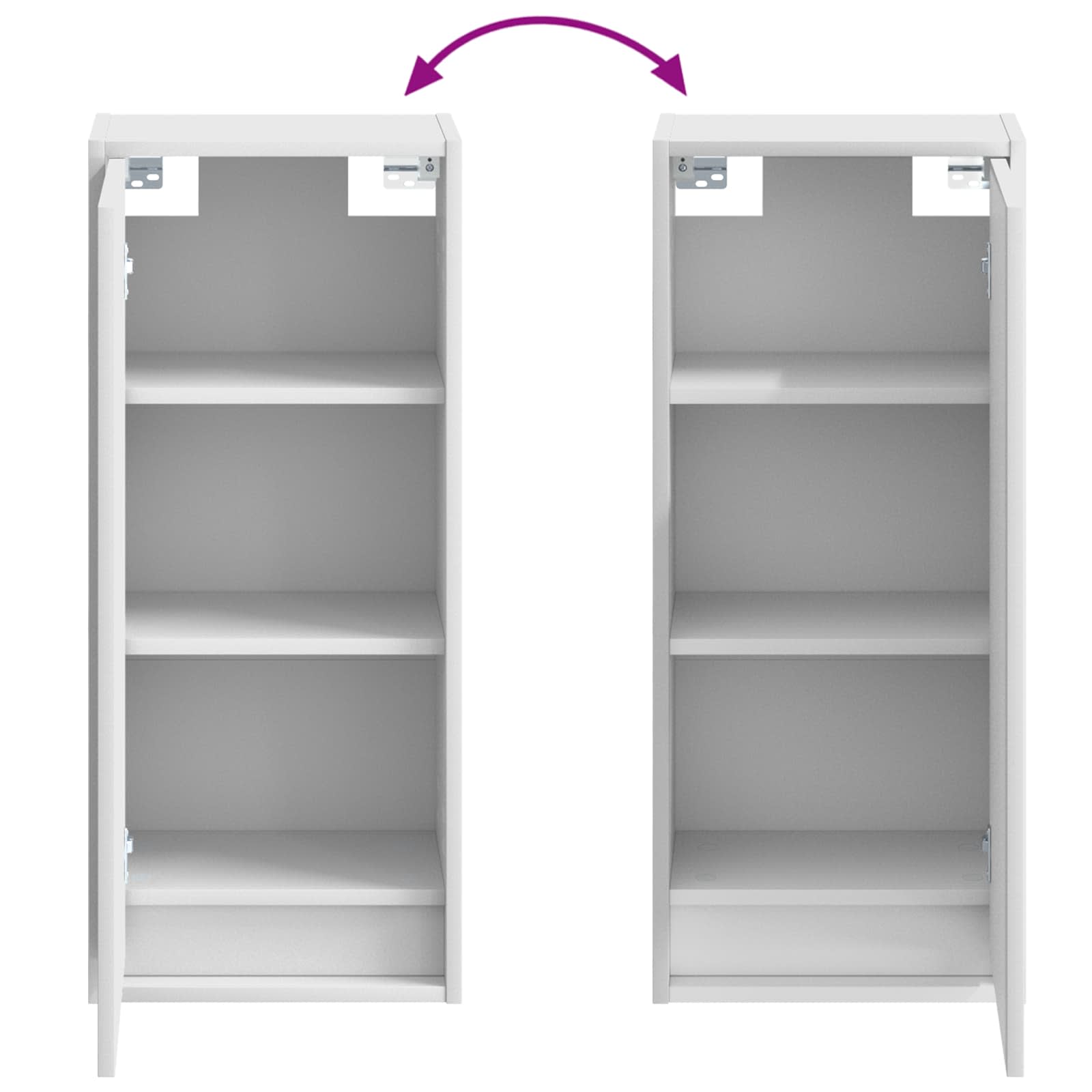 Umivaonik s policom za zid Bijela 35 x 20 x 81 cm