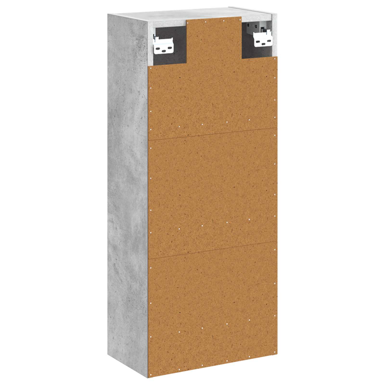 Umivaonik s policom za zid Betonska siva 35 x 20 x 81 cm