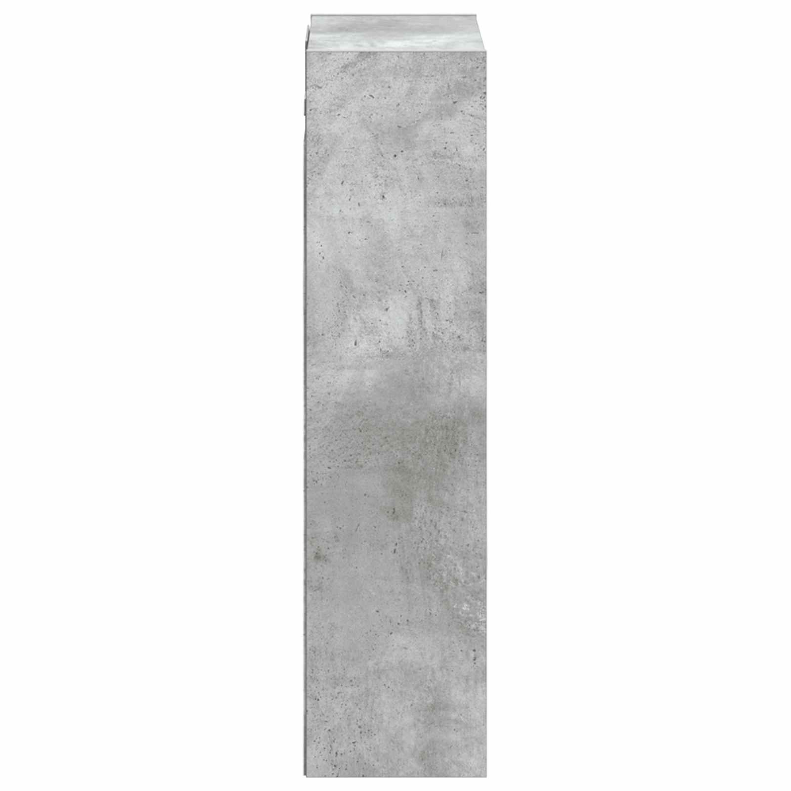 Umivaonik s policom za zid Betonska siva 35 x 20 x 81 cm