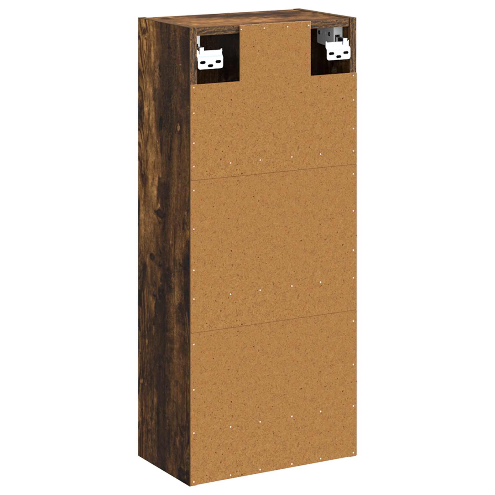 Umivaonik s policom za zid Dimljeni hrast 35 x 20 x 81 cm