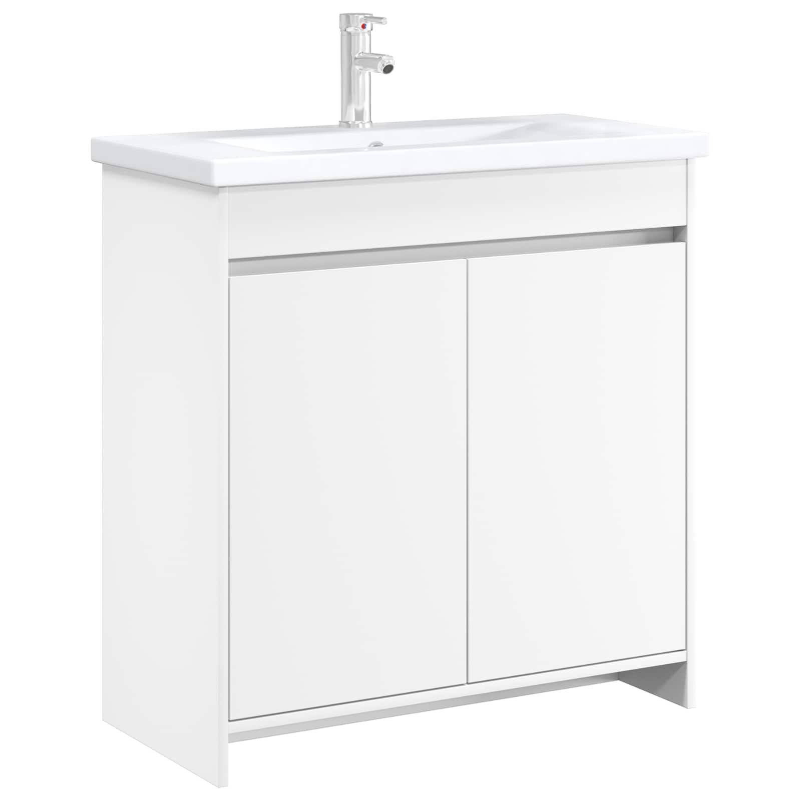 Kabinetski ormarić ispod umivaonika Bijela 78,5 x 37,5 x 81 cm