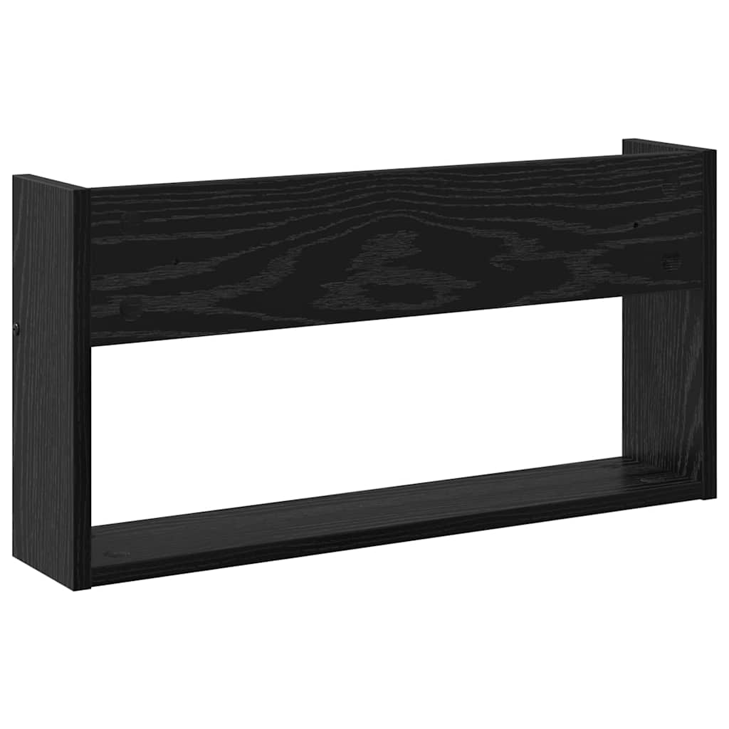 Polica za časopise Crni hrast 60 x 12 x 30 cm Konstruirano drvo