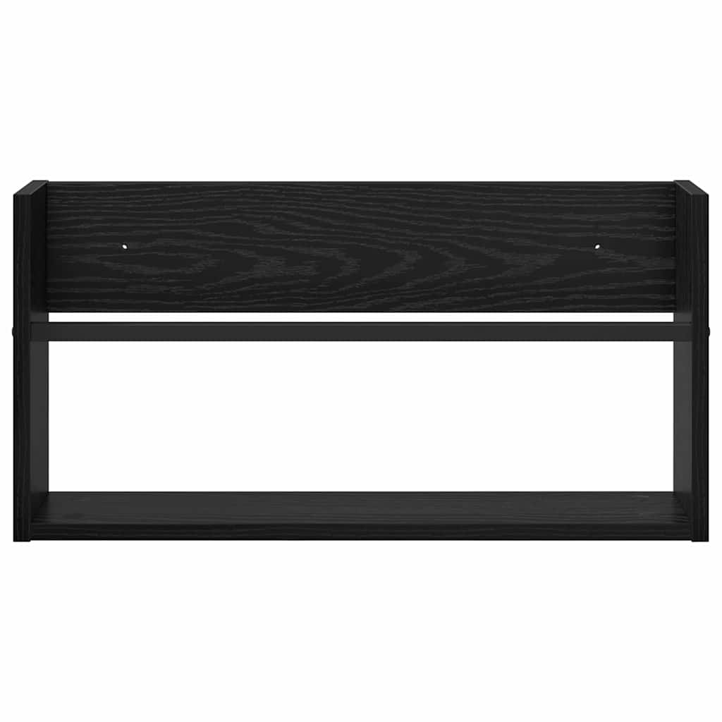 Polica za časopise Crni hrast 60 x 12 x 30 cm Konstruirano drvo